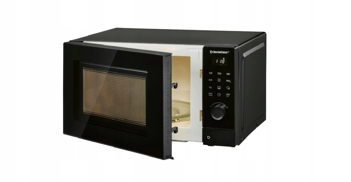 SILVERCREST Microwave SMW 800 black WITH GRILL
