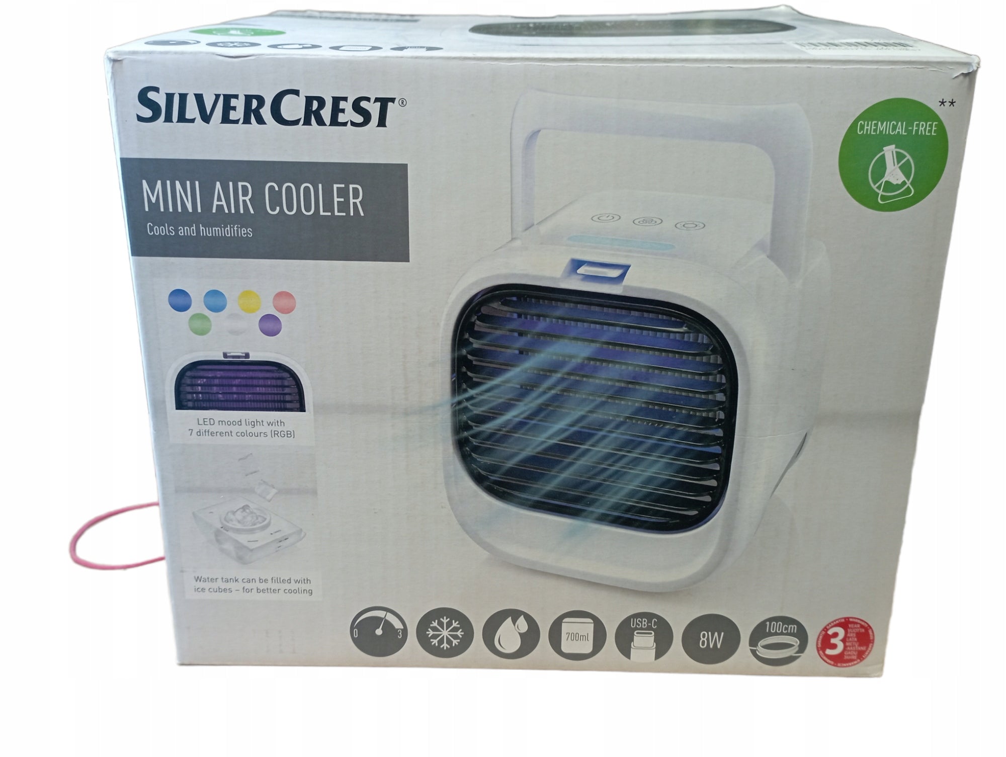 SILVERCREST Table Miniclimate 8 W