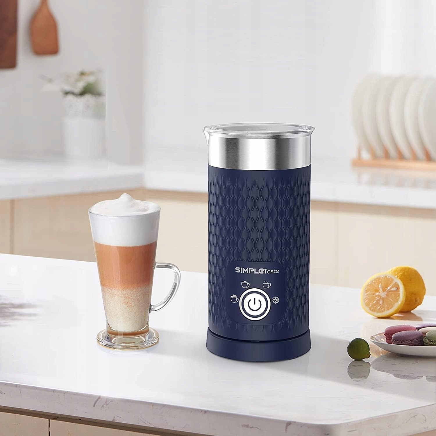 SIMPLETaste Milk frother, 4-in-1 electric milk evaporator Brand Simpletaste