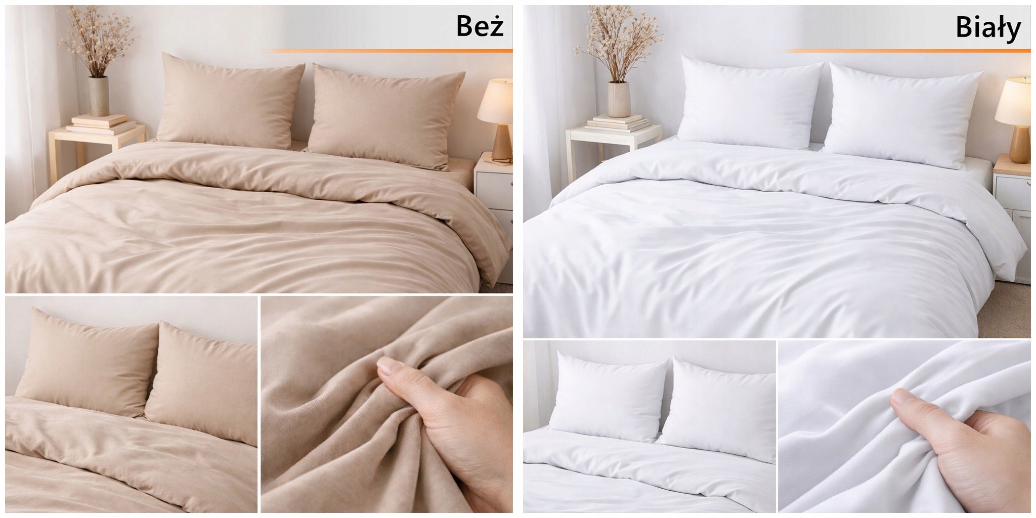SINGLE COLOR BEDDING 160x200 + 2x 70x80 CASTLE Mix Colors Manufacturer code KOMPLET POŚCIELI ZESTAW 160x200 POŚCIEL KOLOR