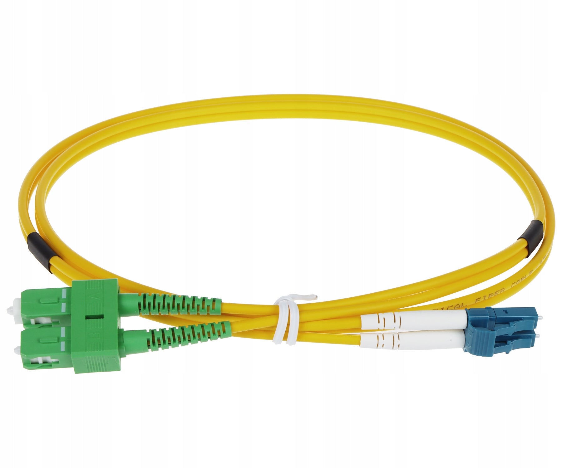 SINGLE-MODE FIBER OPTIC PATCH CORD 1 m SC-APC - LC/UPC Duplex ULTIMODE Manufacturer code PATCHCORD ŚWIATŁOWODOWY 1m SC-APC - LC/UPC