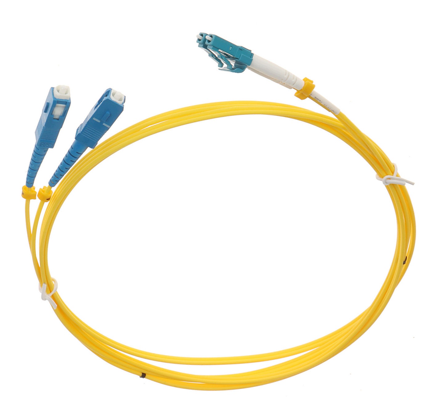 SINGLE MODE PATCH CORD LC SC 2 m FIBER OPTIC 2m
