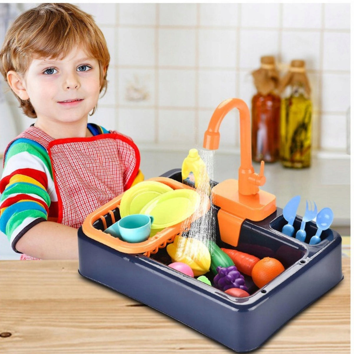 SINK FOR CHILDREN WASHING DISHES TOY FUNCTION OF LETTING GO OF WATER Manufacturer code Mogotxa-57050636