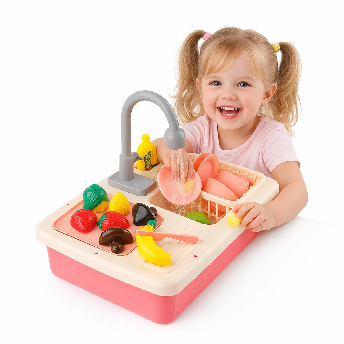 SINK KITCHEN FAUCET REAL WATER TOY FOR KIDS GIFT CHILD'S DAY Manufacturer code 1201-2