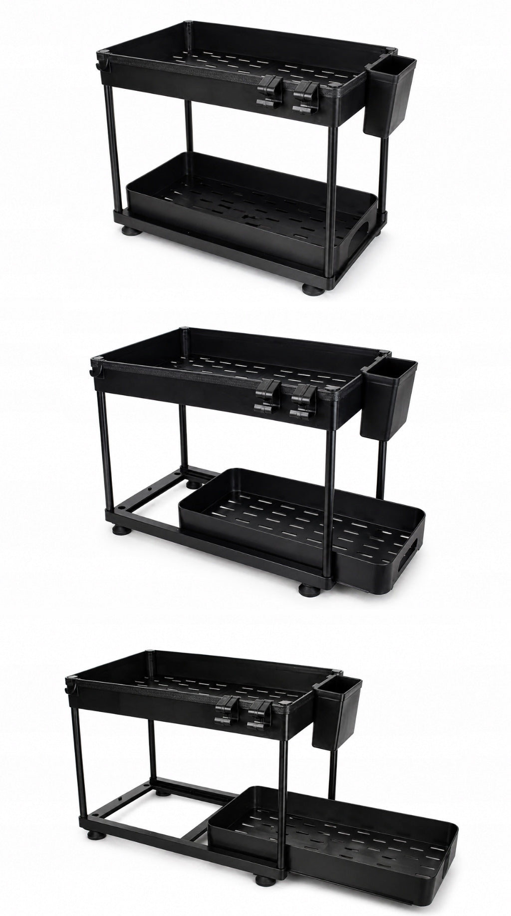 SINK RACK ORGANIZER KITCHEN BATHROOM FOLDING BASKET PULL-OUT DRAWER Manufacturer code DA675