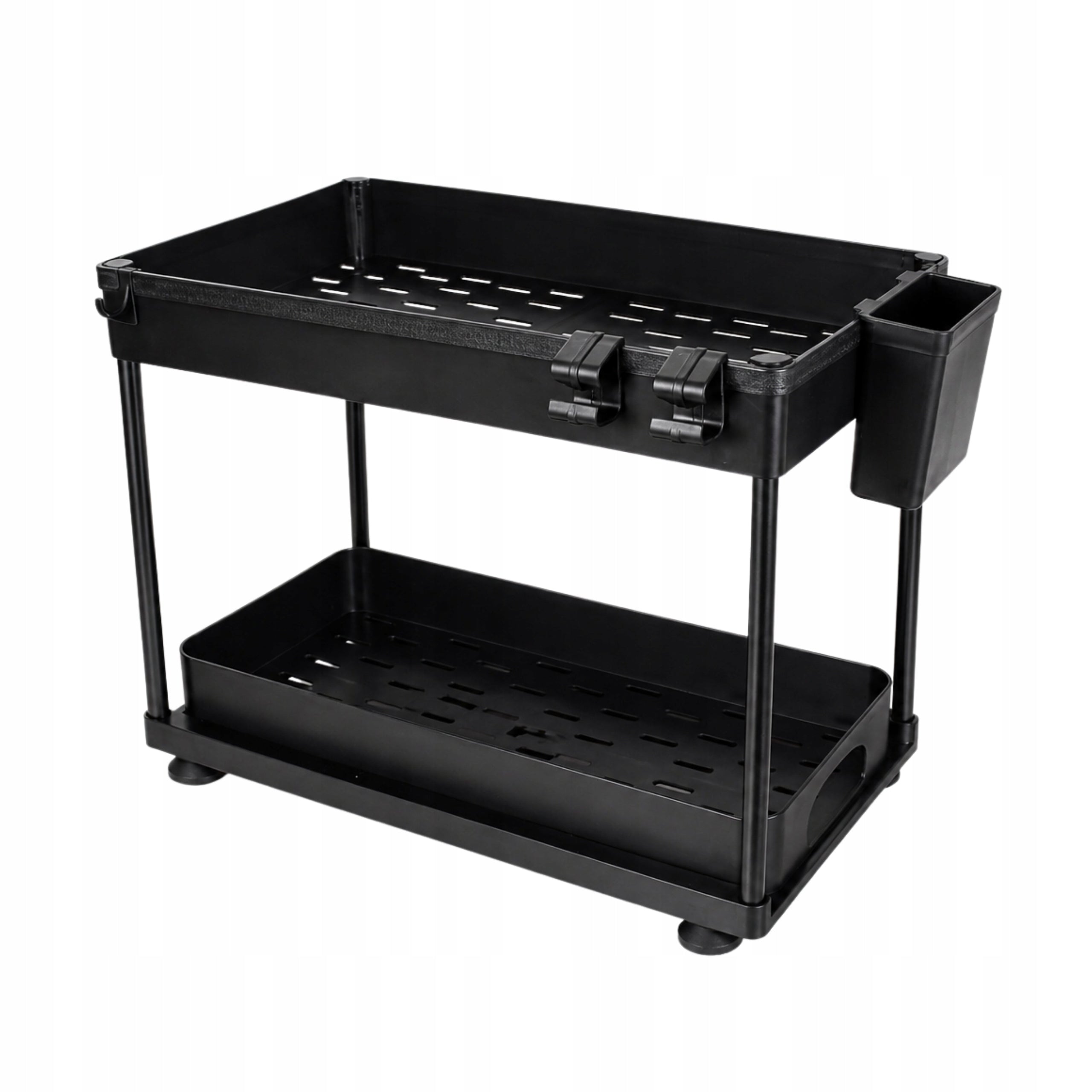 SINK RACK ORGANIZER KITCHEN BATHROOM FOLDING BASKET PULL-OUT DRAWER Packaging status original