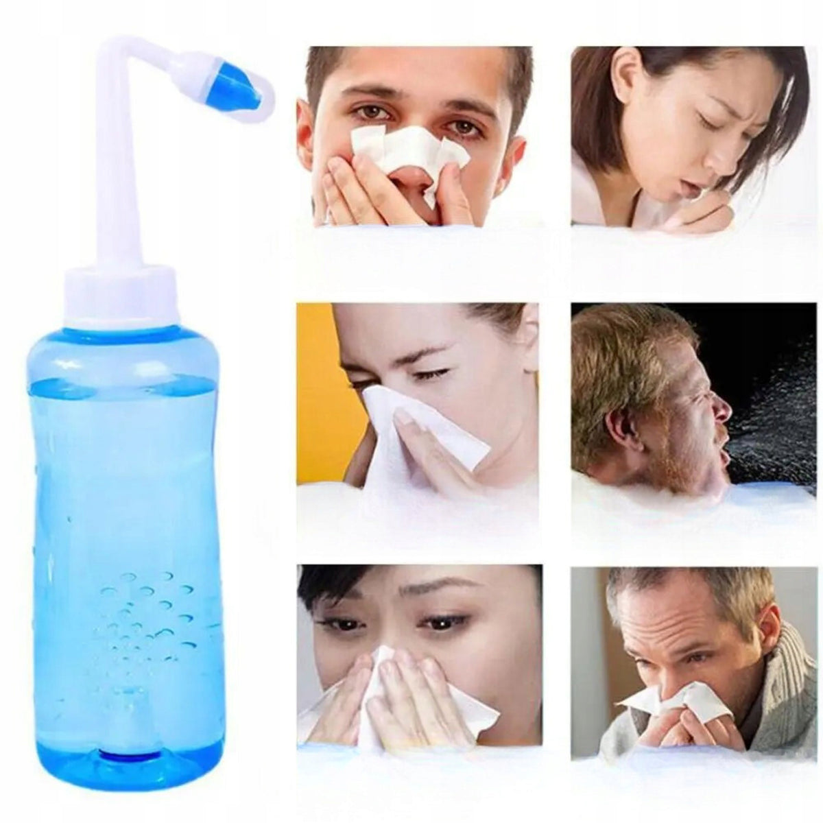 SINUS IRRIGATOR NASAL AND SINUS RINSE BOTTLE CLEANING IRRIGATOR Packaging status original