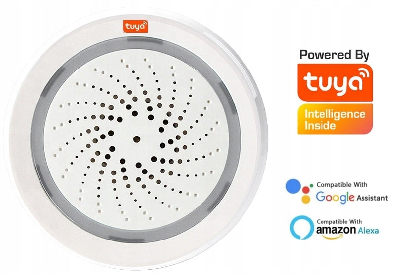 SIREN ALARM TUYA WIFI 10 MELODIES POWERFUL SOUND EAN (GTIN) 5905316578913