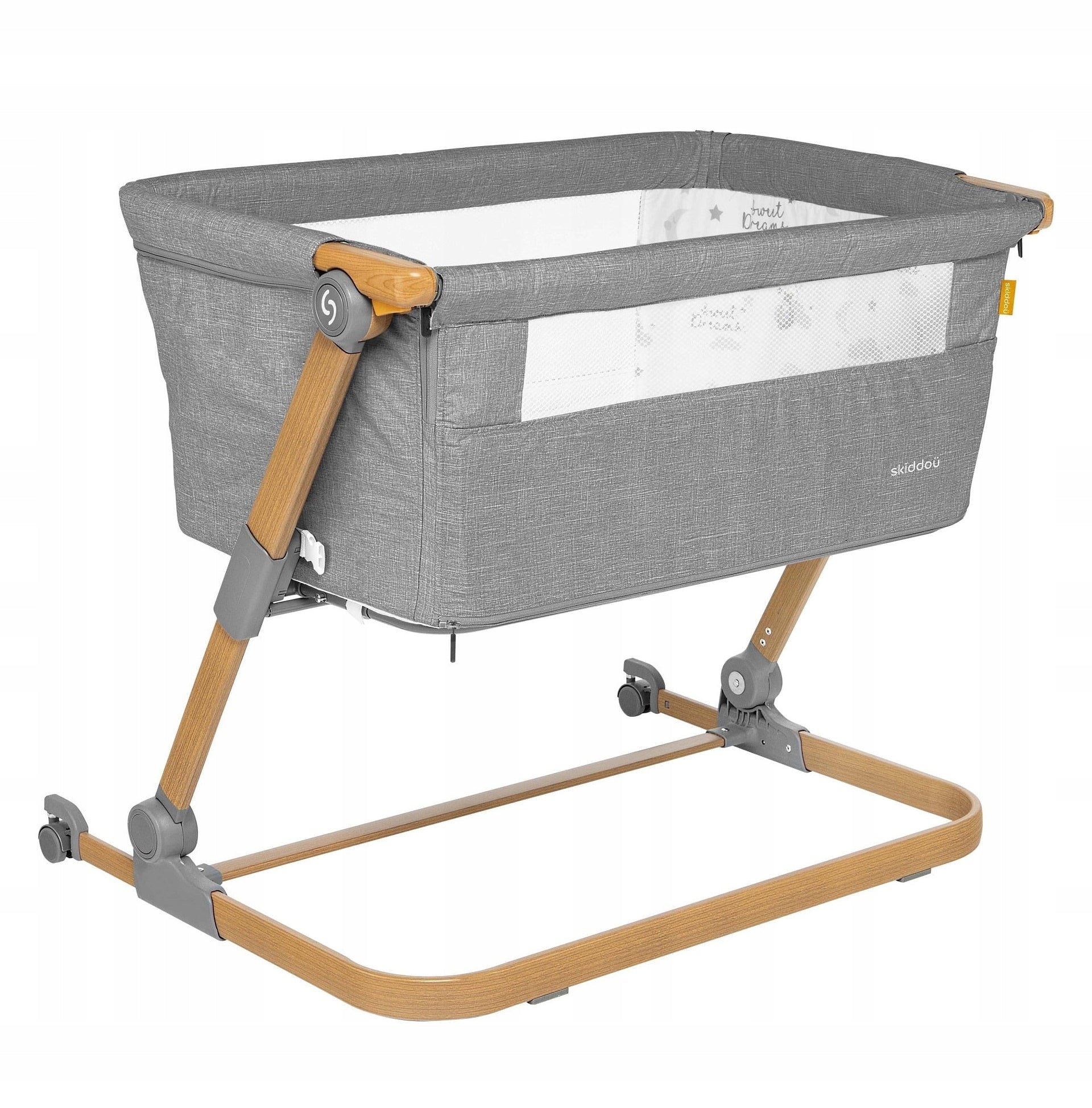 SKIDDOU COT NATT 3IN1 LIGHT SZ WOOD
