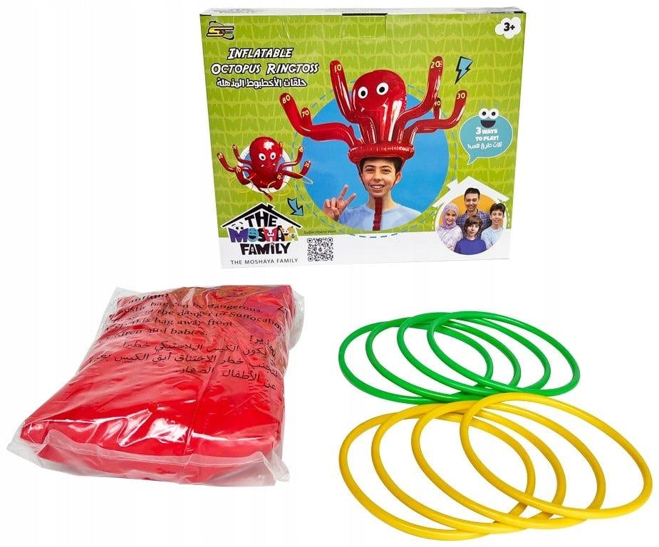 SKILL GAME Moshaya Family INFLATABLE OCTOPUS for throwing wheels Packaging status original