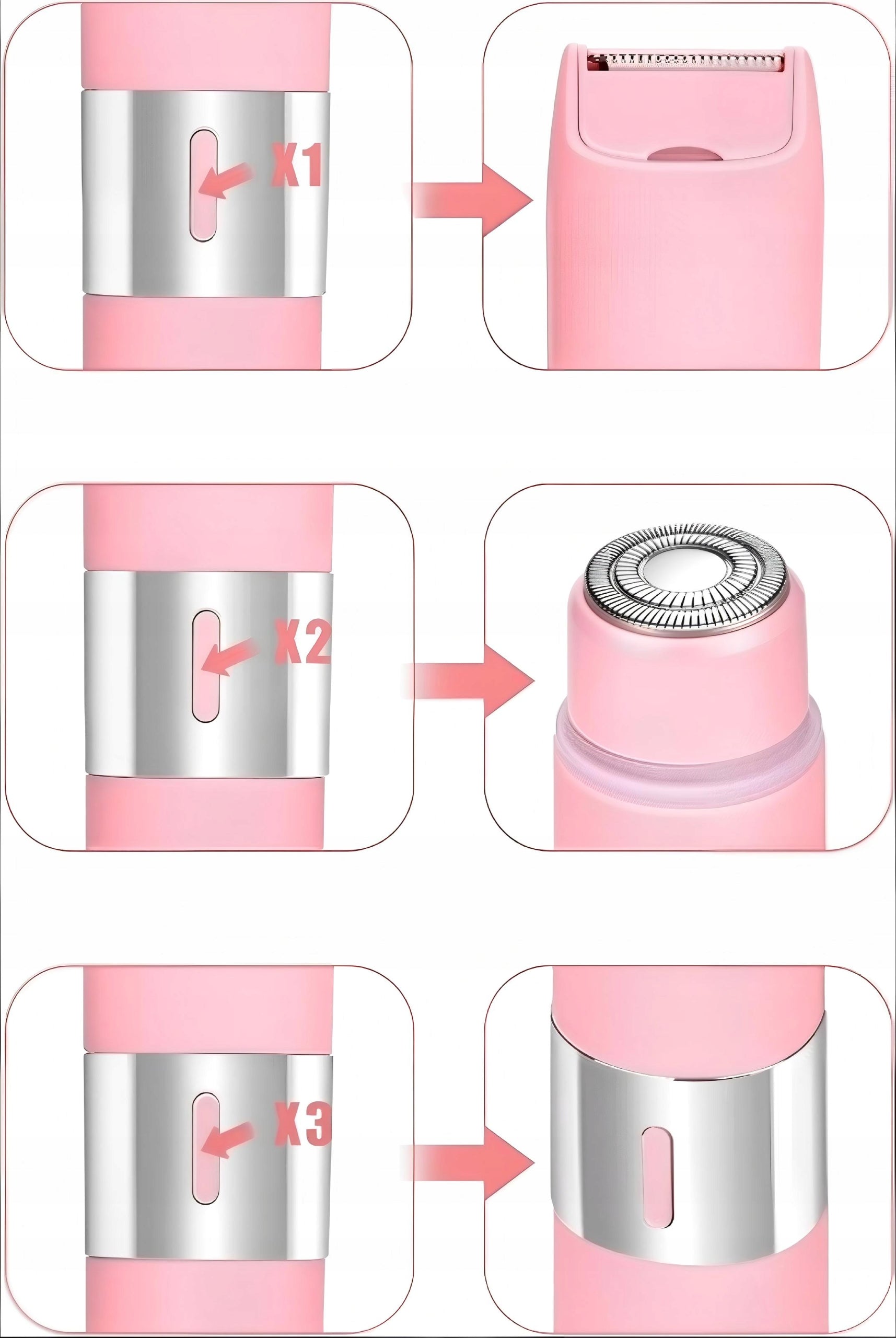 SKINI RAZOR WOMEN'S BODY SHAVER FOR WOMEN EPILATOR 2IN1 Manufacturer code ZakupyProste Trymer / Maszynka golarka