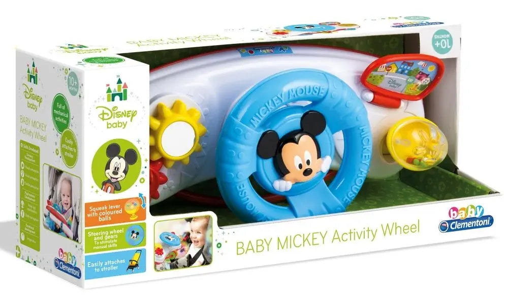 SKL CLEMENTONI RATTLE BABY MICKEY INTERACTIVE STEERING WHEEL