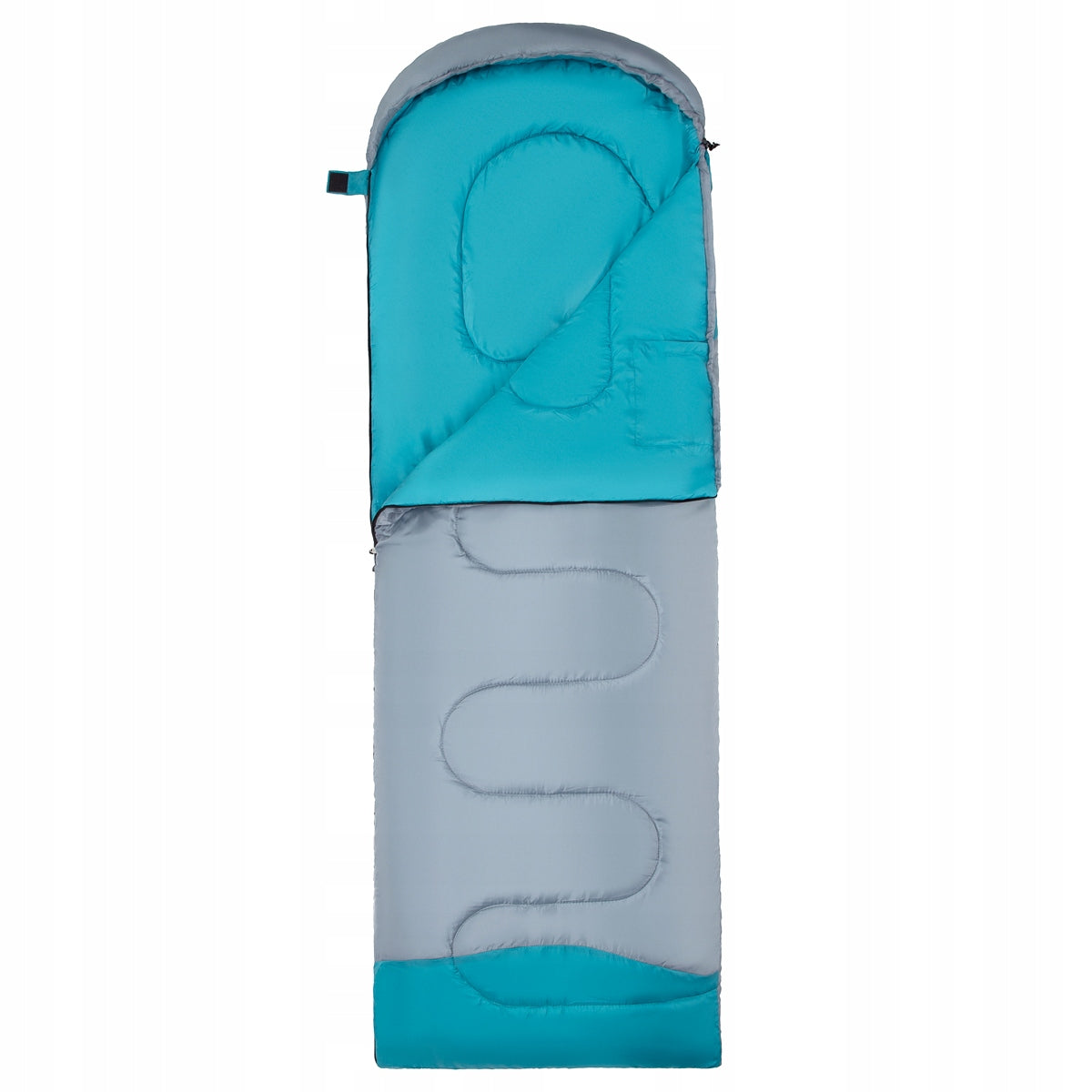 SLEEPING BAG NILS CAMP cover with compression straps 175+30cm hood Warm Manufacturer code NC2008
