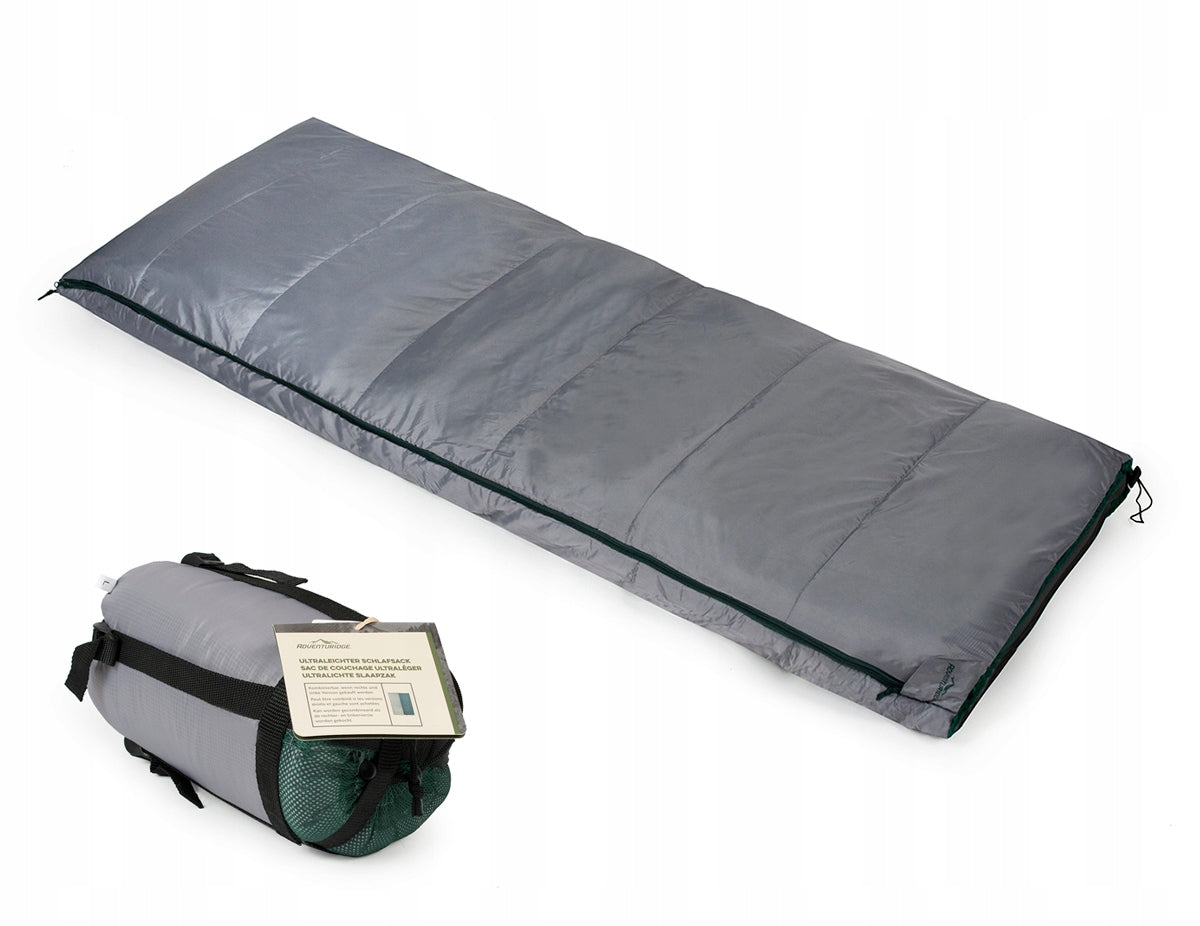 SLEEPING BAG QUILT SUMMER LIGHT ADVENTURIDGE 700g + BAG UP TO -4°C