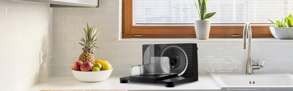 SLICER DOCHLEBA AND SAUSAGES BLACK150W ELECTRIC STRONG STEEL KNIFE Certificates of conformity CE