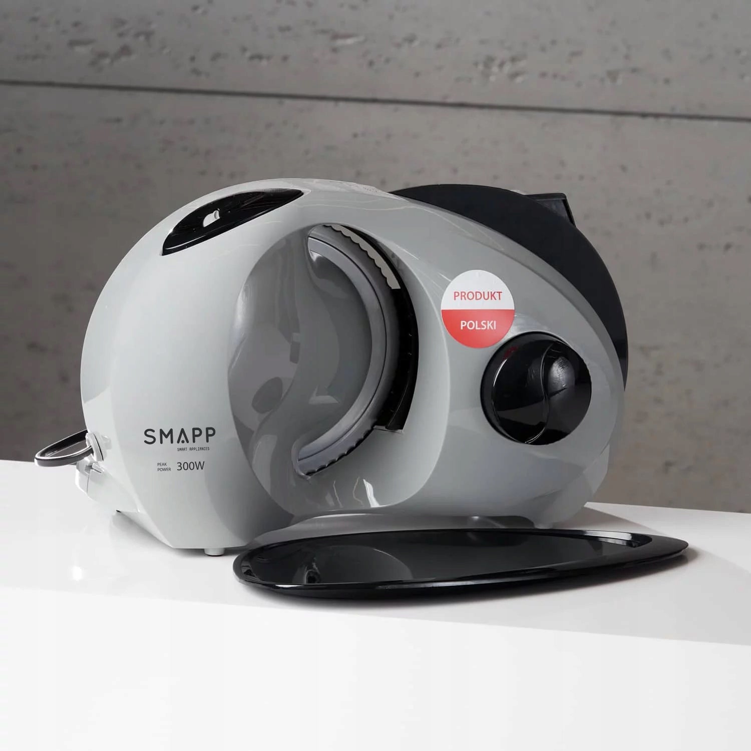SLICER FOR BREAD AND SAUSAGES 294.5 GRAPHITE SMAPP GRAPHITE Polish PRODUCT Manufacturer code 294.5 GRAFIT