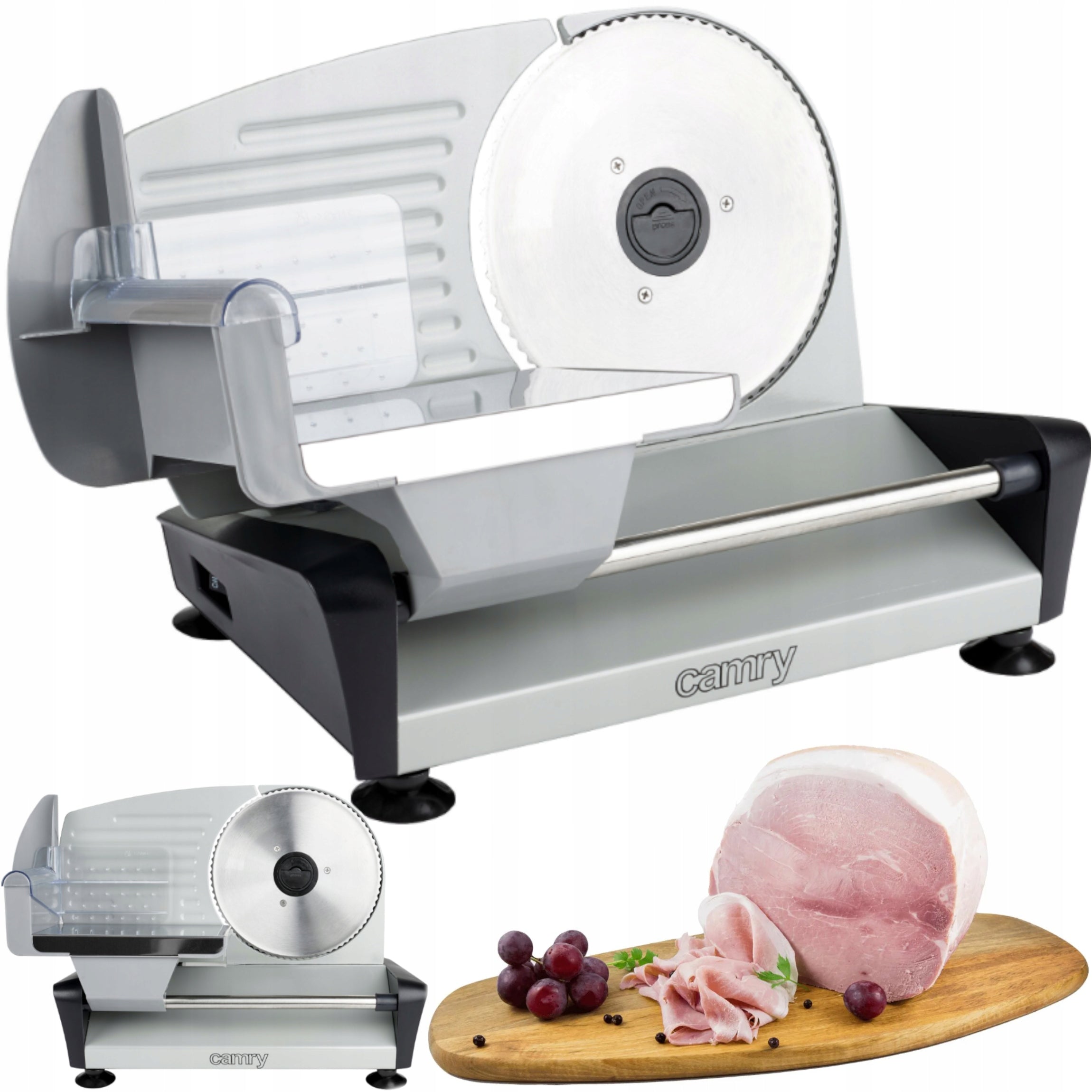 SLICER FOR SMOKED BREAD AND SNACKS STRONG AND LARGE WITH REGULATION 400w