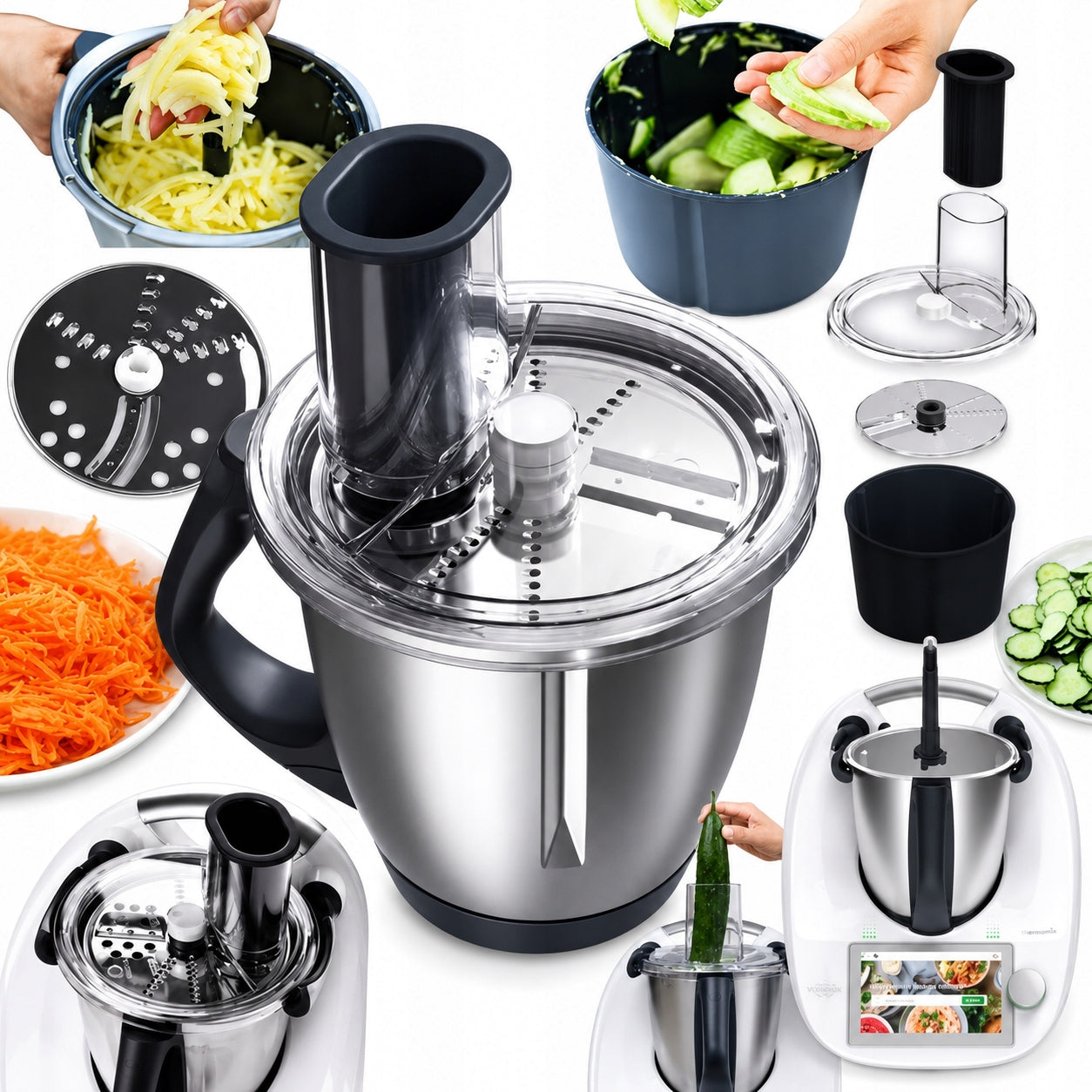 SLICER SHREDDER CUTTING PAD VEGETABLE GRATER THERMOMIX TM6 TM5 Packaging status original