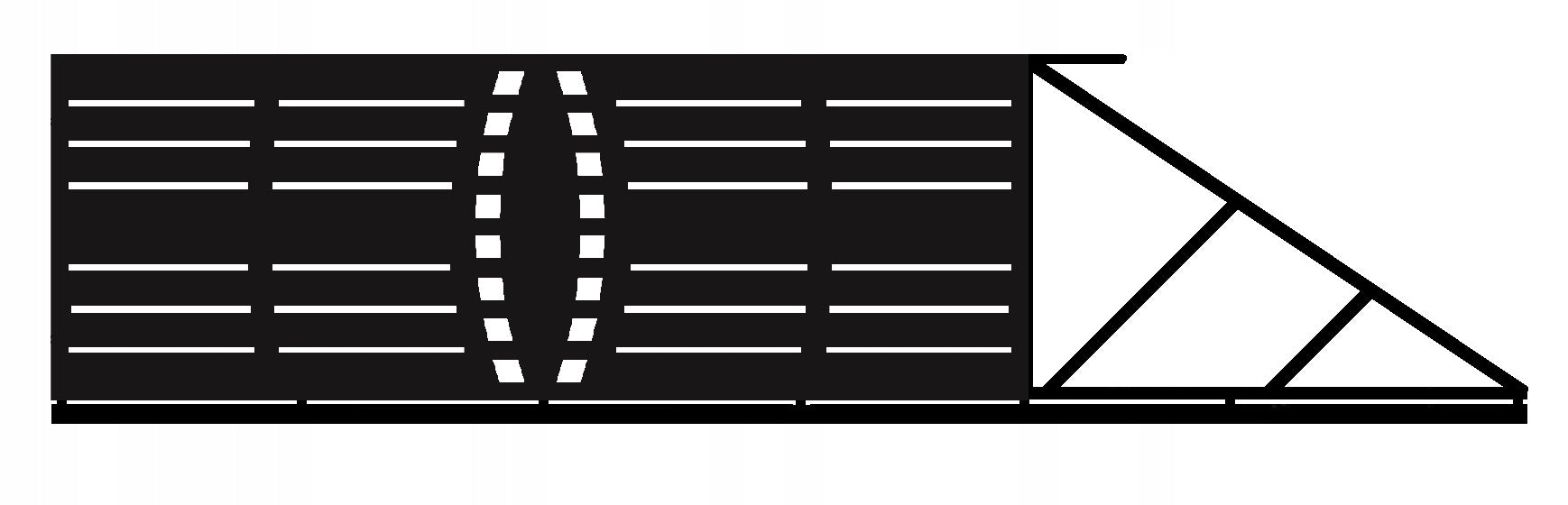 SLIDING entrance gate A3, JUL-MET underlay