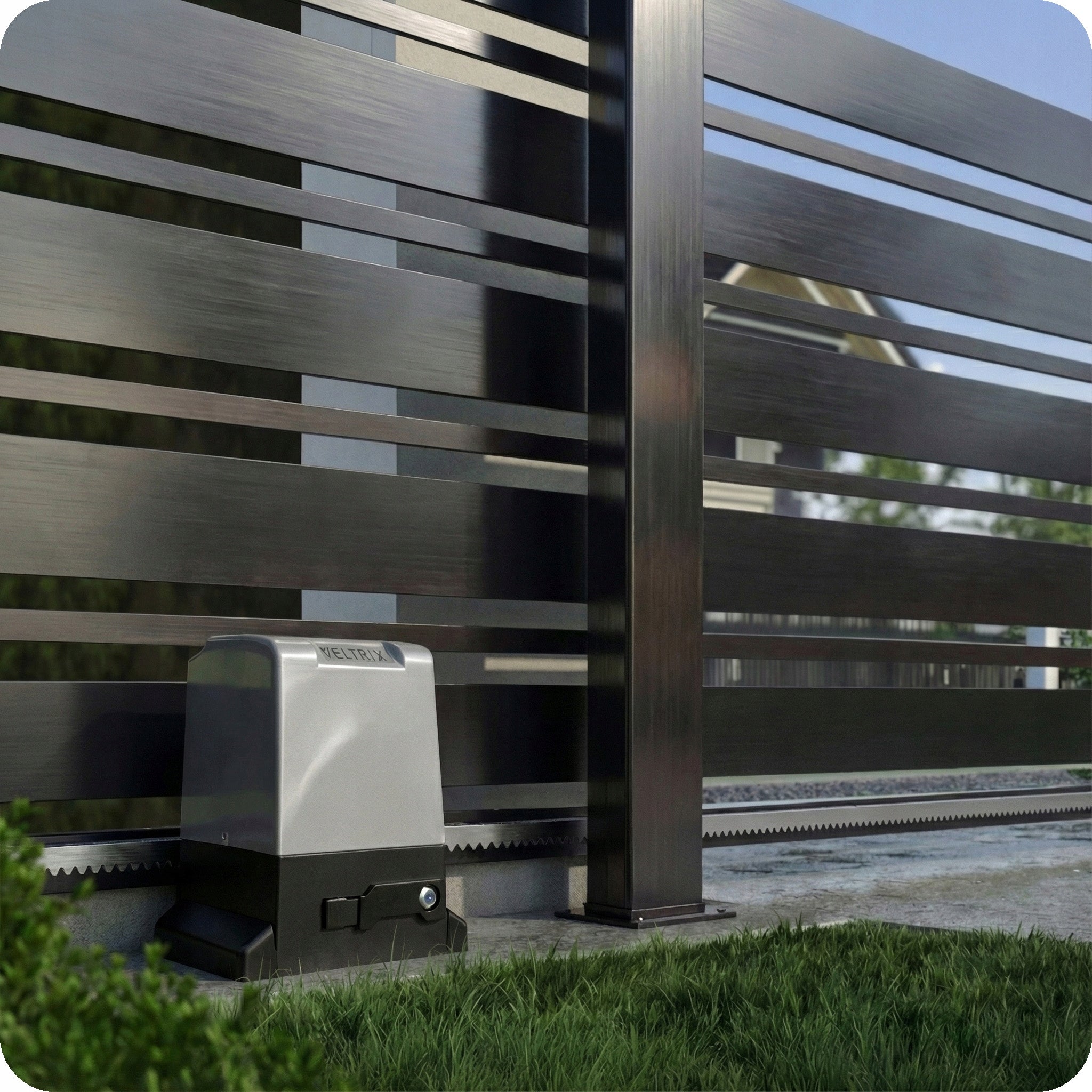 SLIDING gate drive SET 800kg + 4 remote controls + LED lamp + WIFI Manufacturer code V2-S-800-WIFI