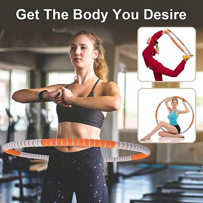 SLIMMING MODELING HULA HOOP GREY-ORANGE EAN (GTIN) 0770824718510