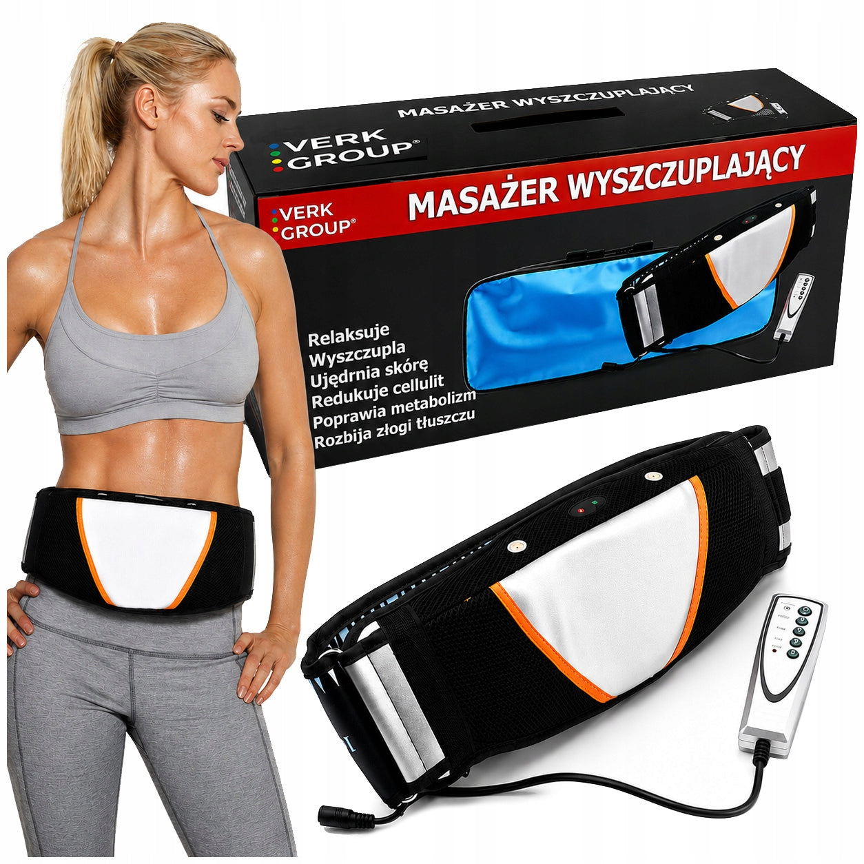 SLIMMING VIBRATING BELT SLIMMING FOR CELLULITE 6 FUNCTIONS VERK GROUP