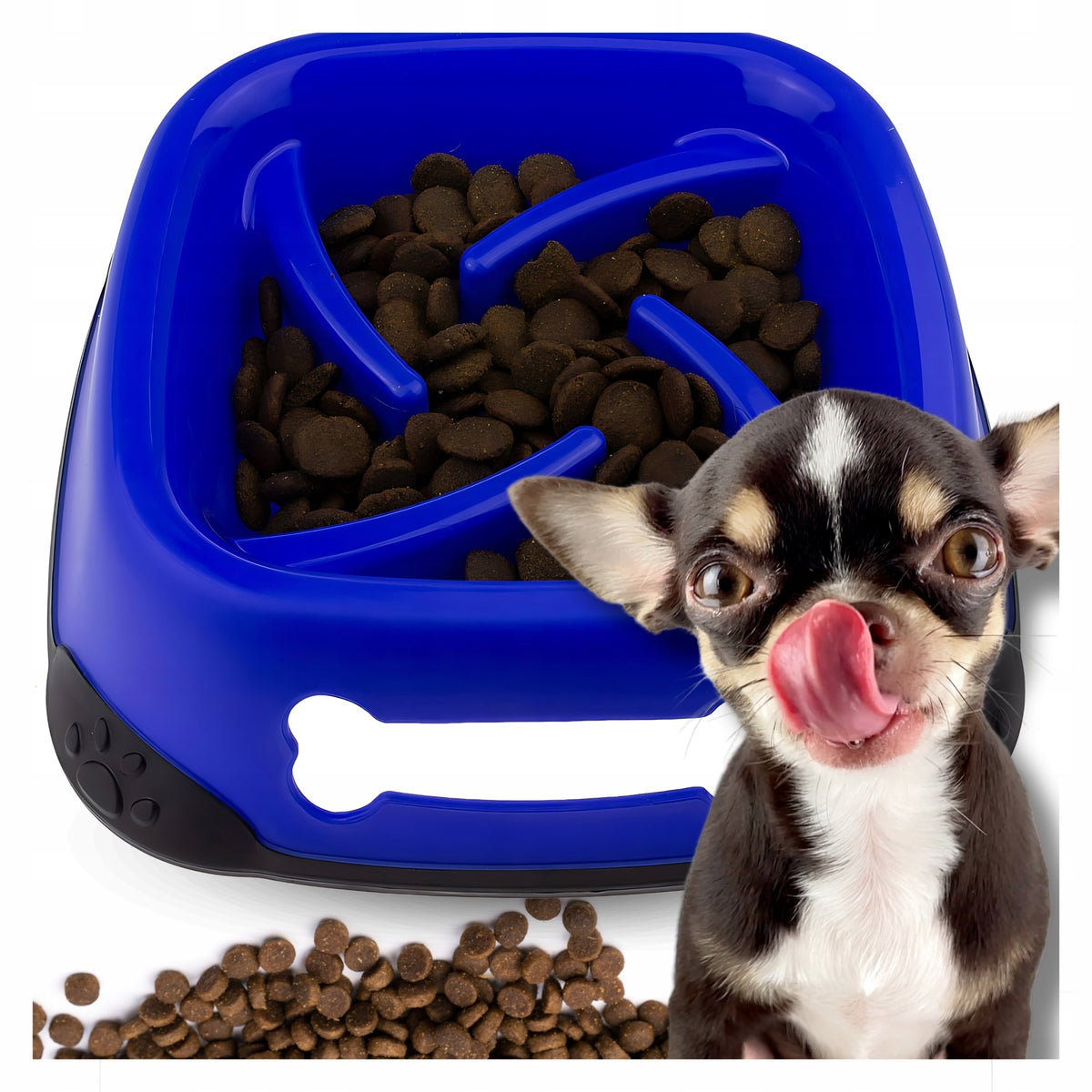 SLOW BOWL Cat Dog Food SLOW Bowl for Food