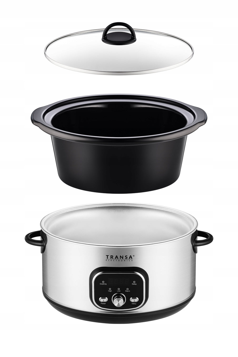SLOW COOKER Ceramic pot with SlowCooker TRANSA 4,5L 280W Packaging status original