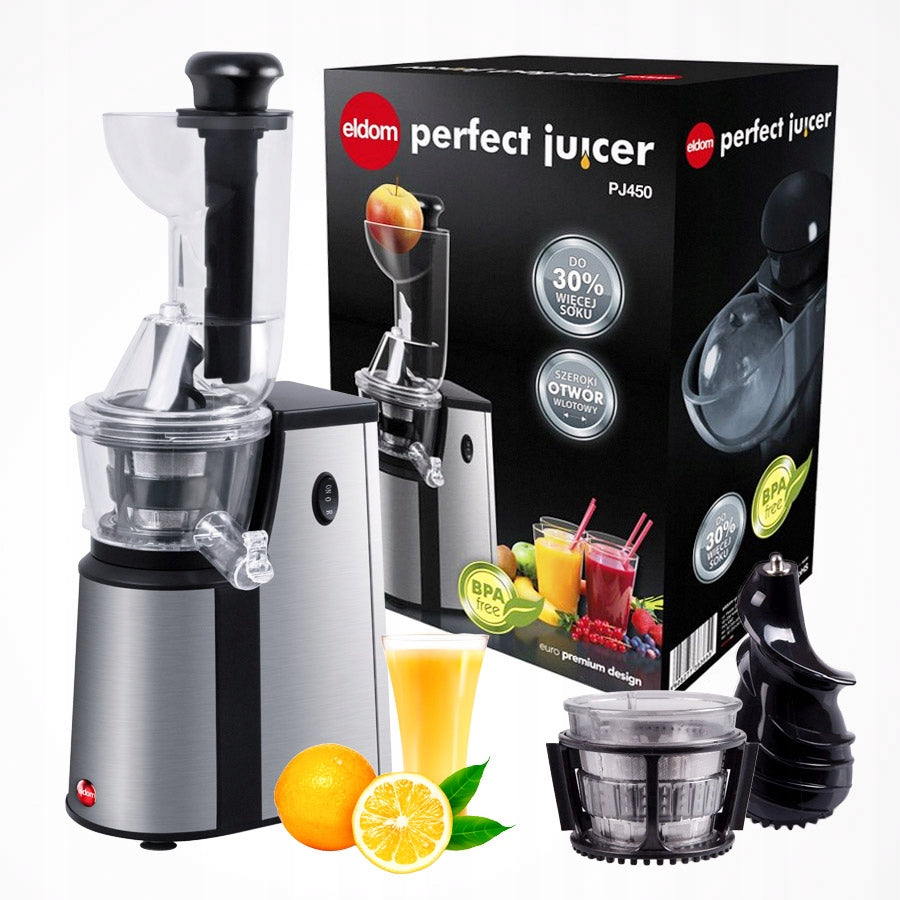 SLOW JUICER FOR FRUIT VEGETABLE JUICES 450W BPA FREE