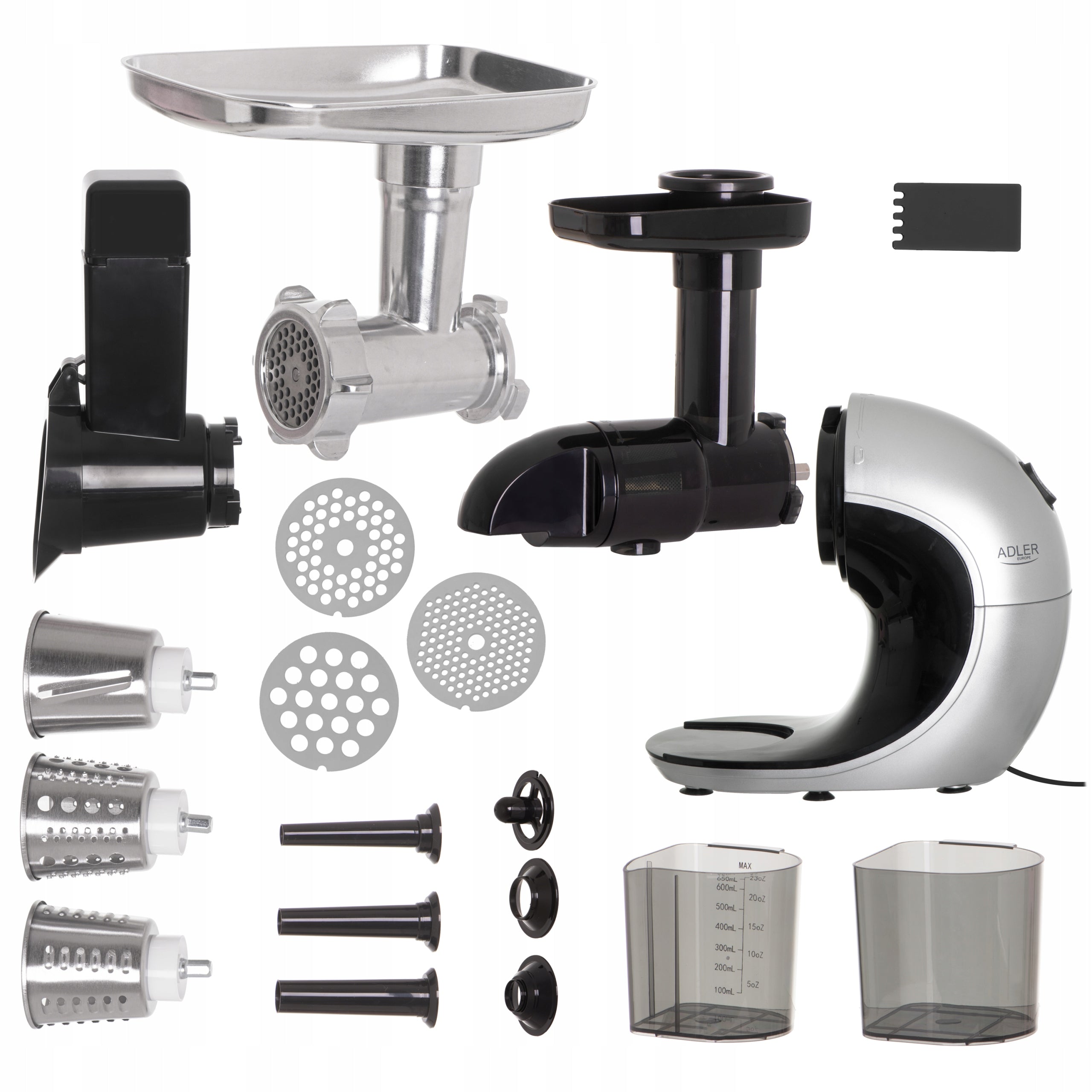 SLOW JUICER FOR JUICES 3in1 SHREDDER MEAT GRINDER "8" Power rating 150 W