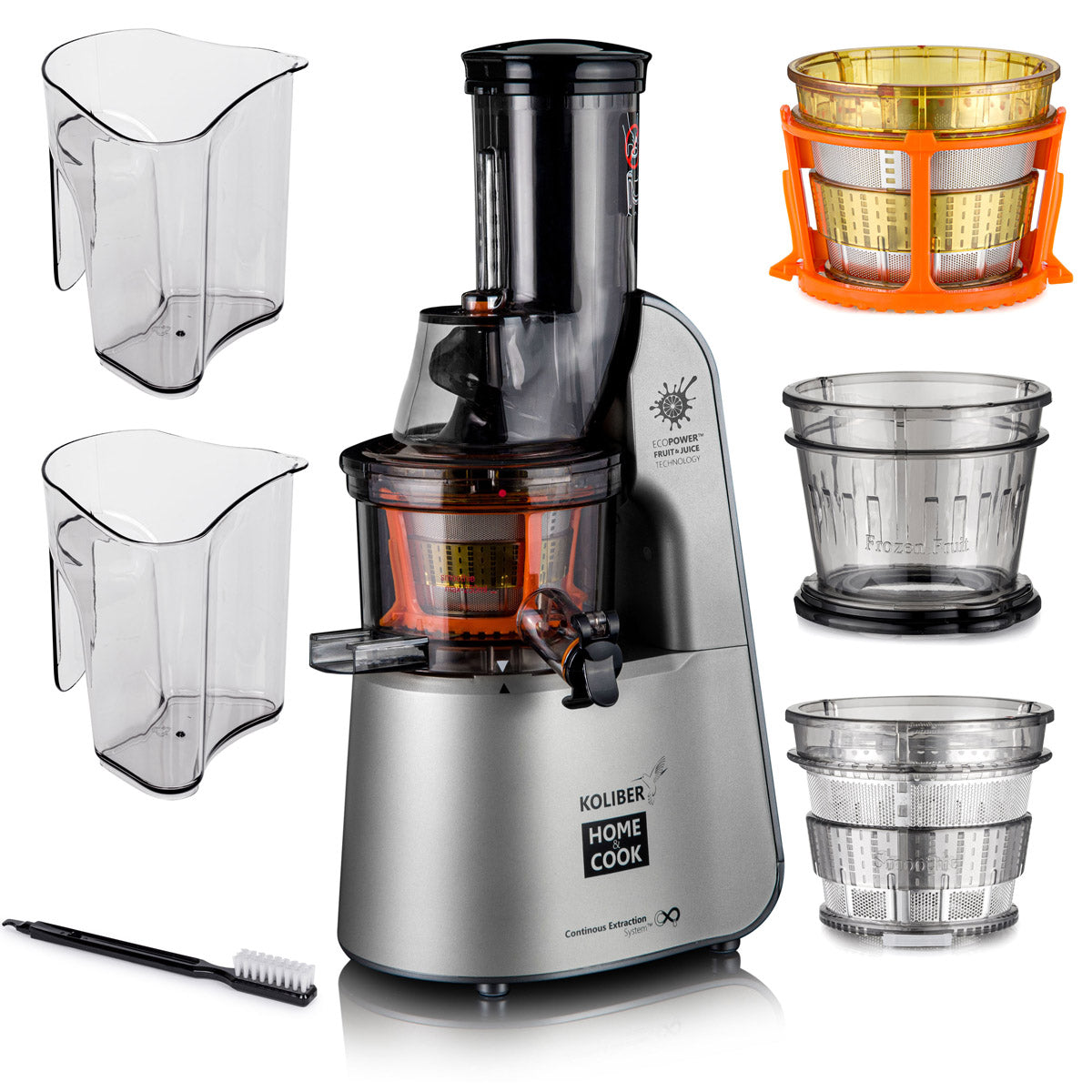 SLOW JUICER X-800-W 3in1 FOR FRUIT VEGETABLE JUICES 3 FILTERS