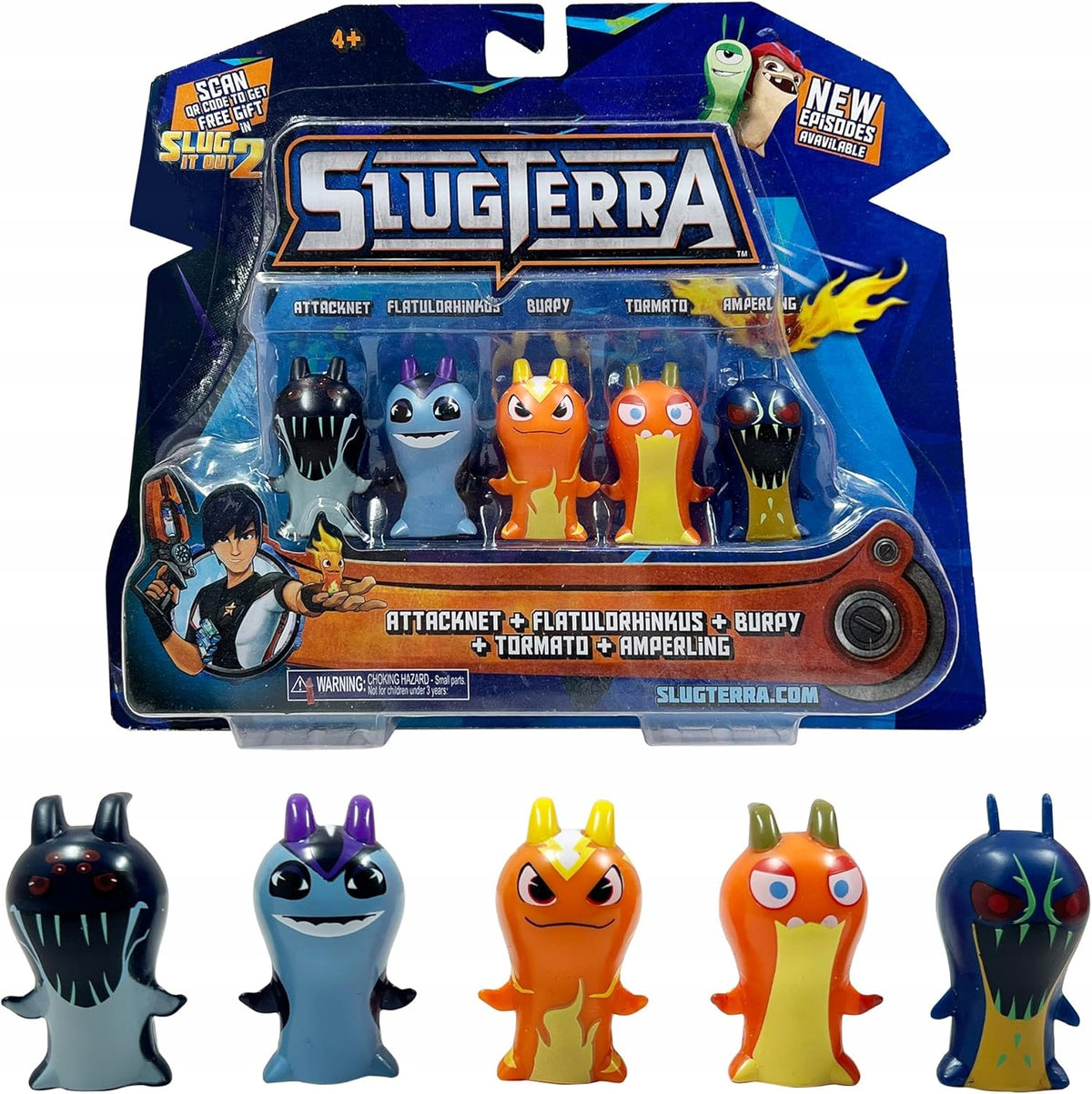 SLUGTERRA collectible figurine set 5 pcs C16