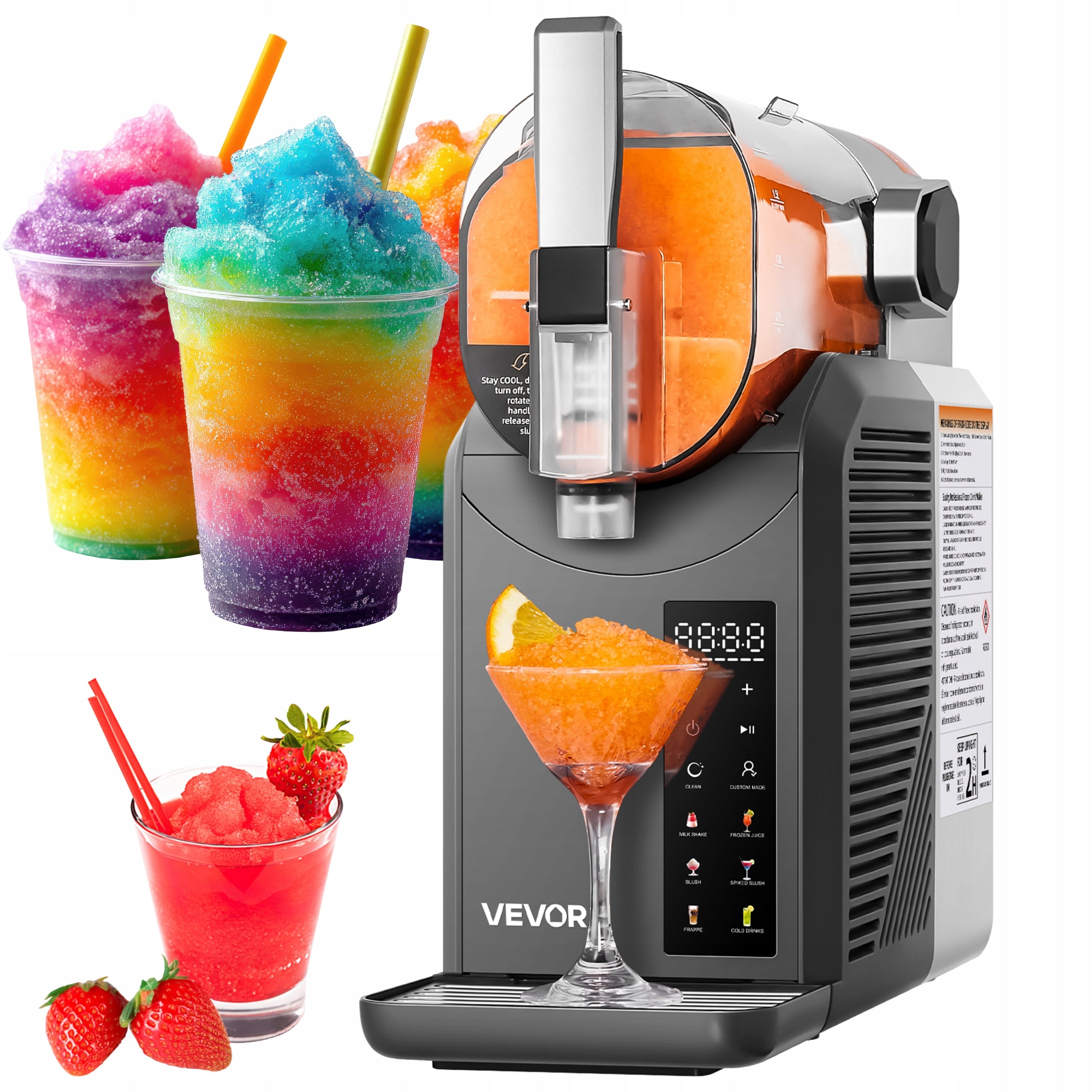 SLUSHIE MAKER MACHINE ICE CREAM MACHINE 2L MARGARITA WITHOUT ICE GRANITA