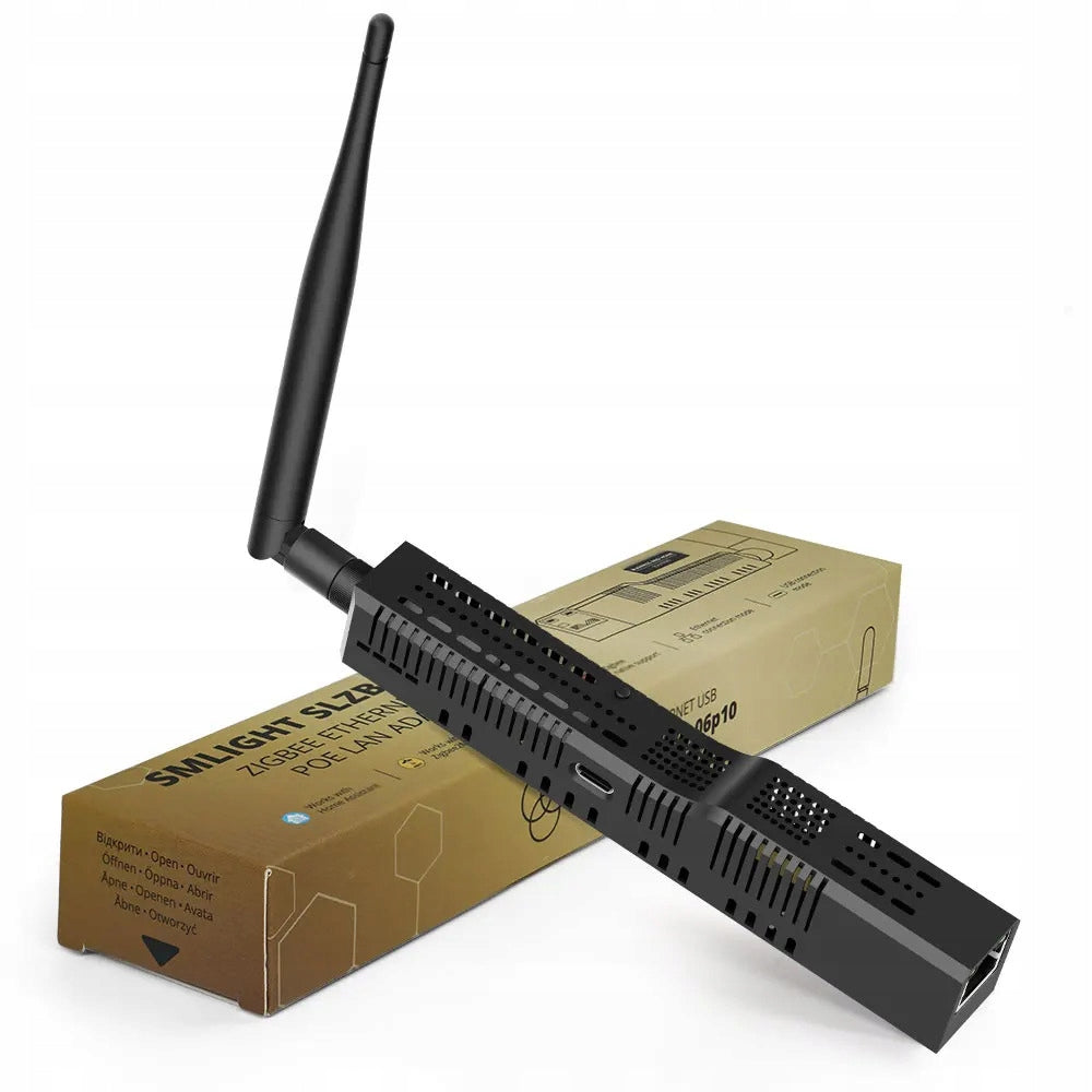 SLZB-06p10U Adapter Zigbee CC2674P10 Ethernet PoE USB LAN WiFi HA