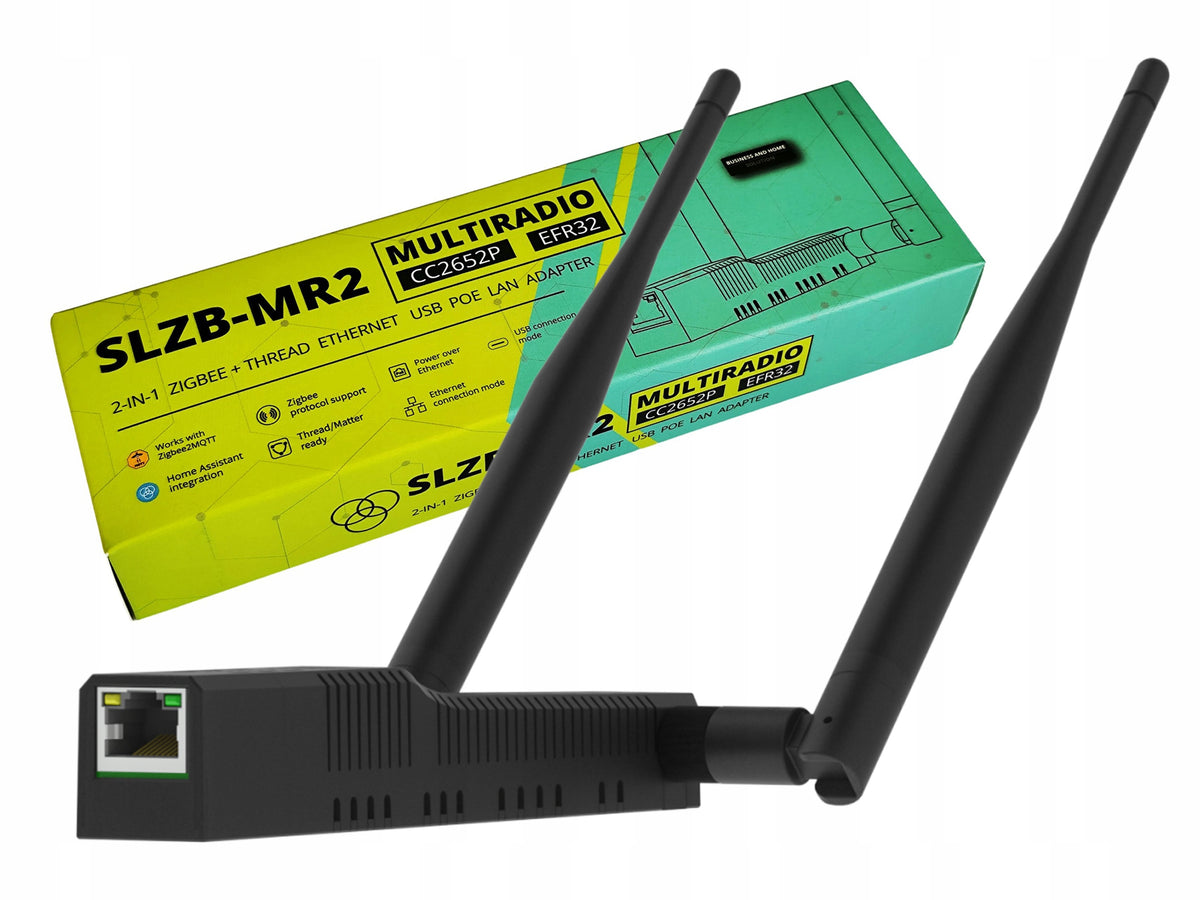 SLZB-MR2U ZigBee Thread Matter Adapter ESP32 CC2652P EFR32MG21 PoE WiFi LAN Packaging status original