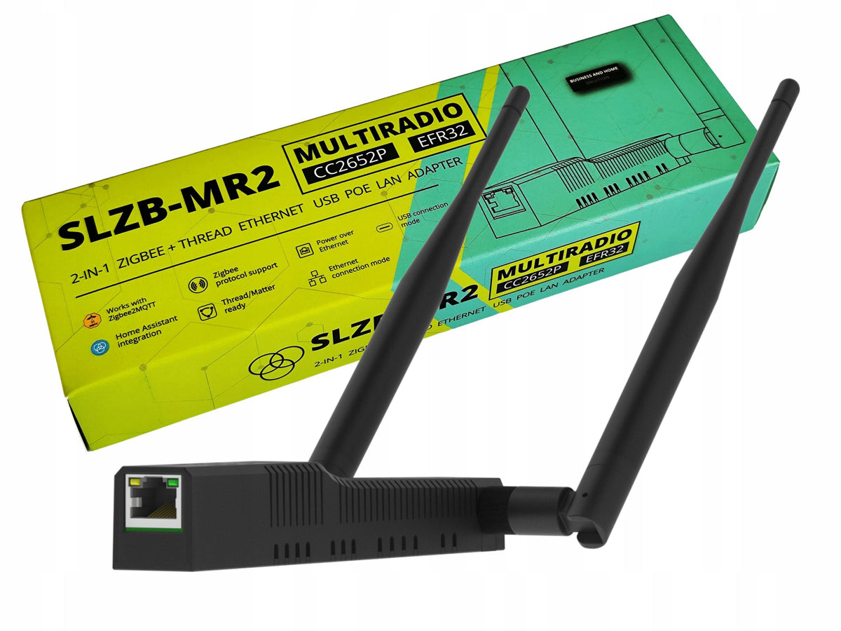 SLZB-MR2U ZigBee Thread Matter Adapter ESP32 CC2652P EFR32MG21 PoE WiFi LAN