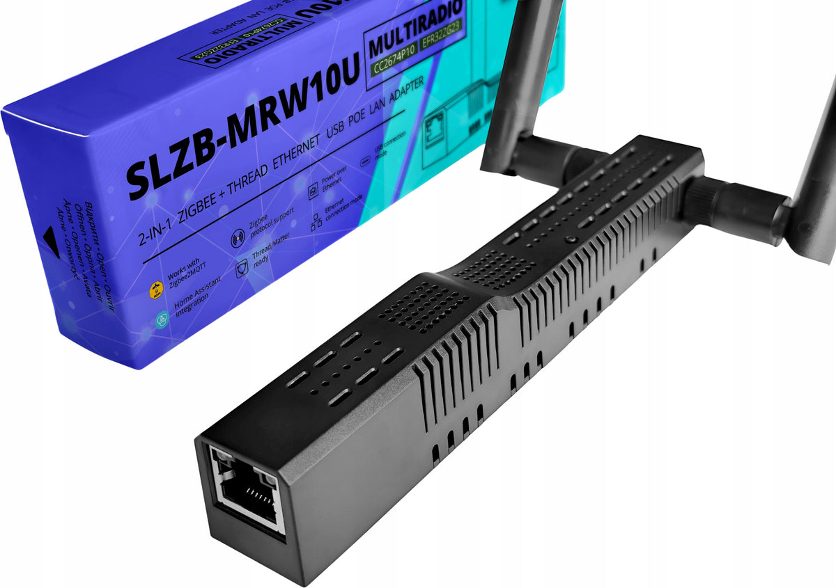 SLZB-MRW10U ZigBee Thread Z-Wave PoE USB WiFi ESP32 ETH MQTT ZHA HA adapter