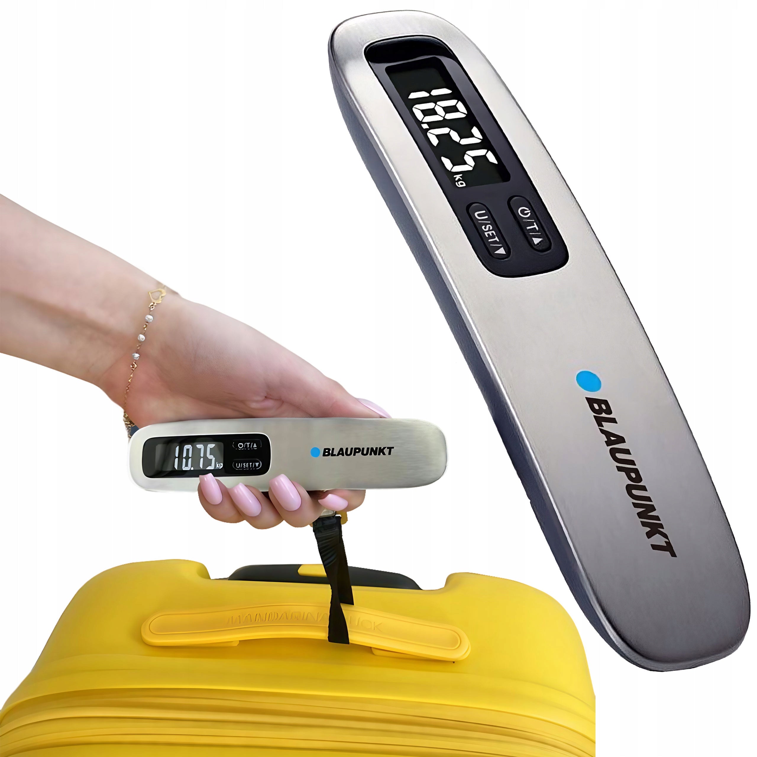 SMALL AIRPORT LUGGAGE TRAVEL SCALE max 50Kg BLAUPUNKT LGS501