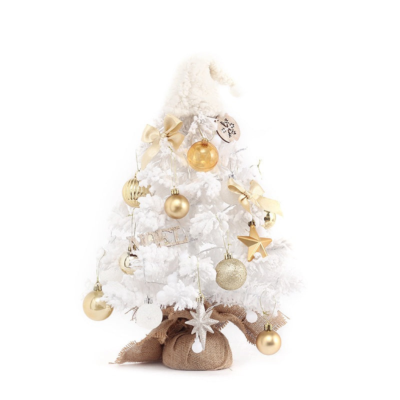 SMALL ARTIFICIAL CHRISTMAS TREE with Light Snow Flocked 50cm DIY Gift Manufacturer code HO-0637A1-YT