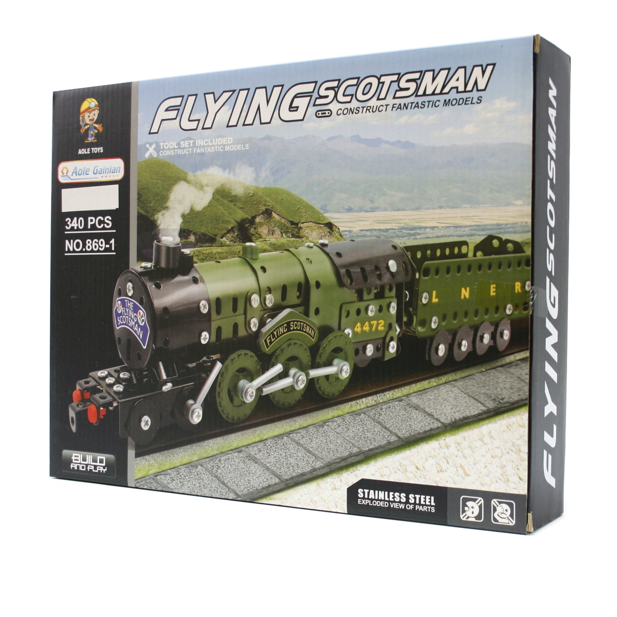 SMALL BUILDER DIY Train FLYING SCOTSMAN 340el