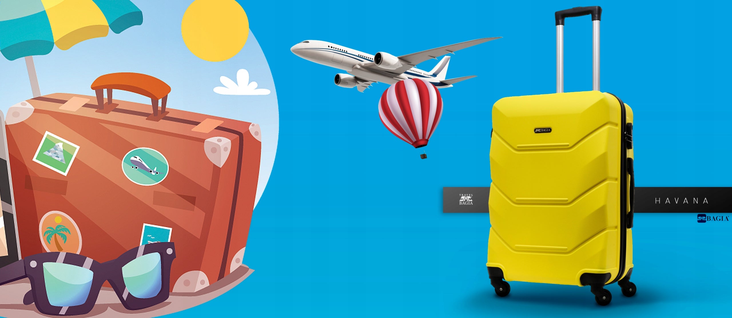 SMALL CABIN SUITCASE BAGIA TRAVEL LUGGAGE WHEELS EXCLUSIVE S Kind hard