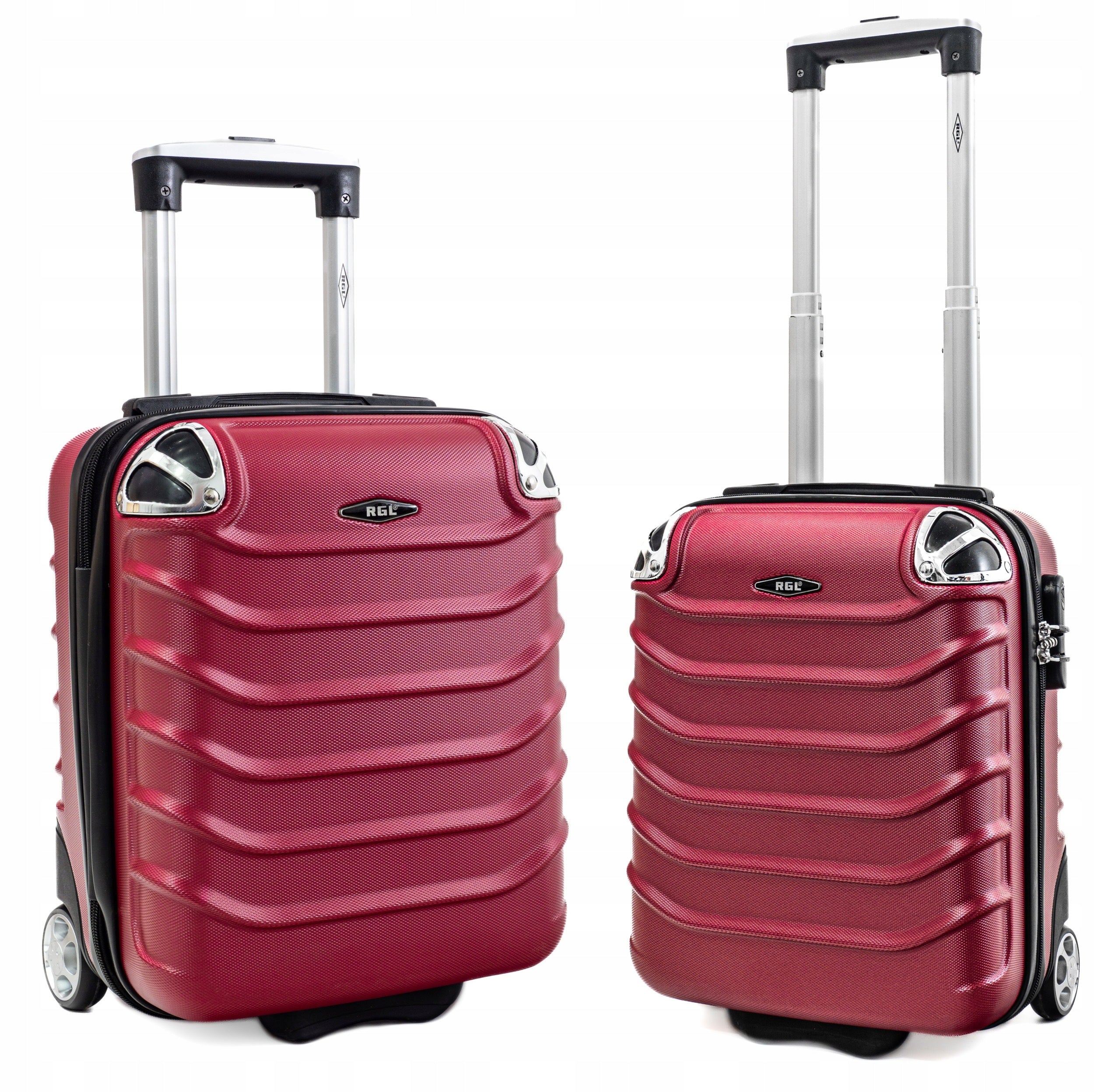 SMALL CABIN TRAVEL SUITCASE HAND LUGGAGE 40X30X20 RGL BAG WHEELS ABS