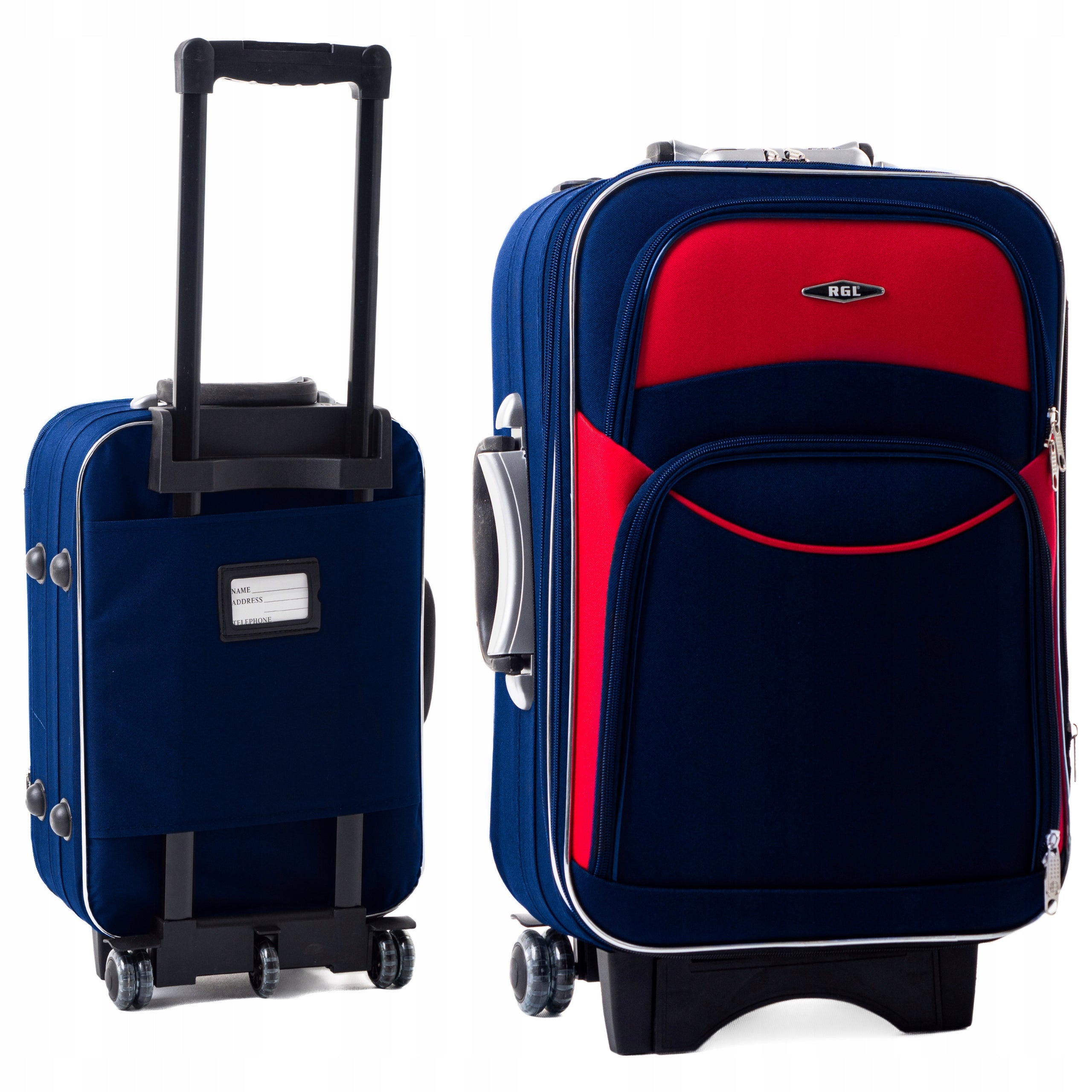 SMALL CABIN TRAVEL SUITCASE RGL 55x40x20 WHEELS LUGGAGE Brand RGL