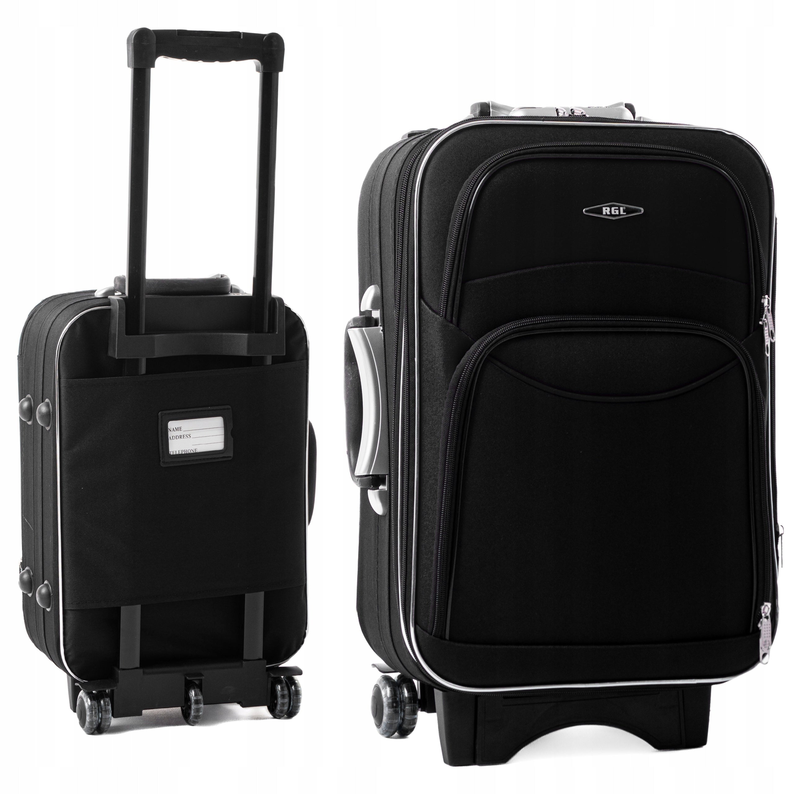 SMALL CABIN TRAVEL SUITCASE RGL 55x40x20 WHEELS LUGGAGE Packaging status original