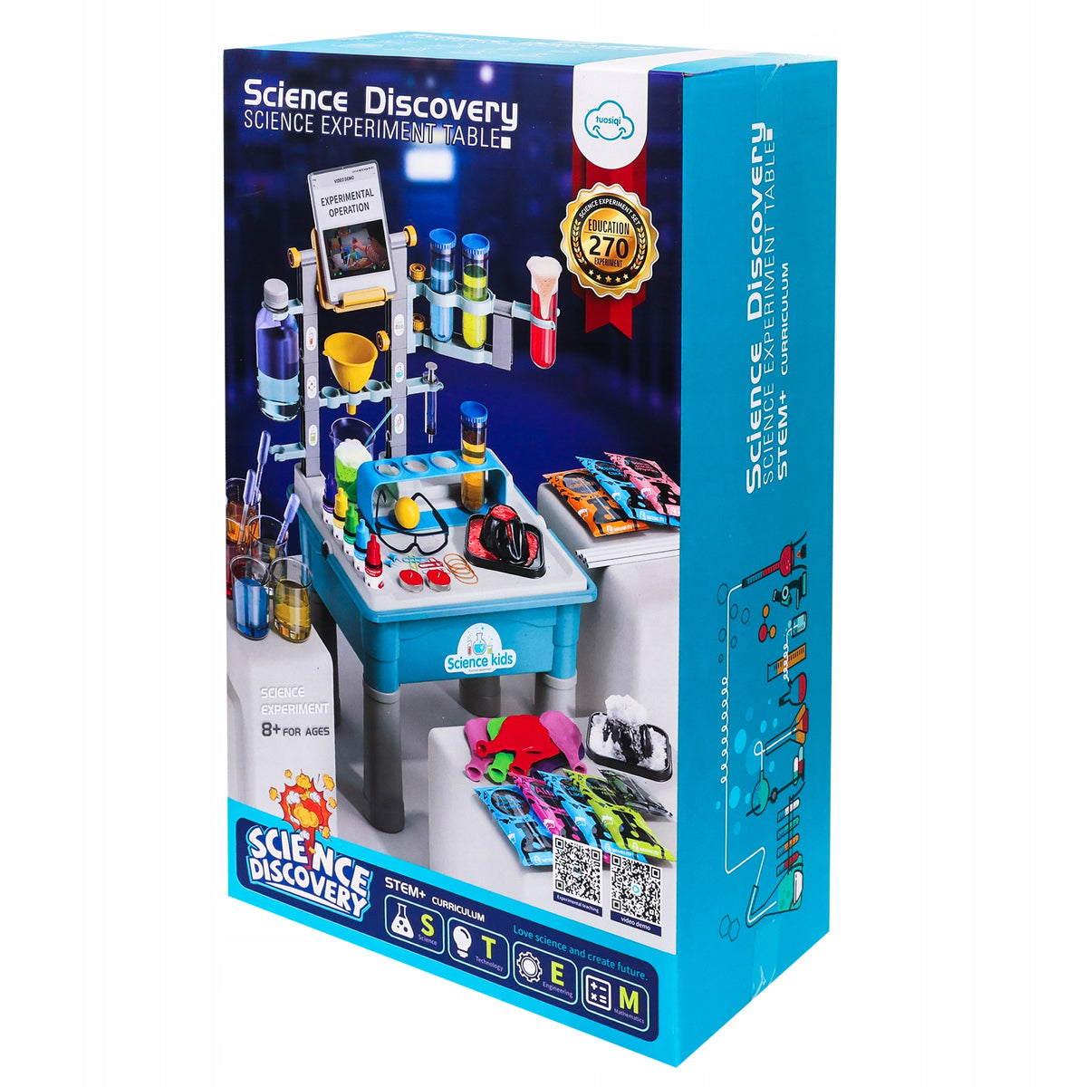 SMALL CHEMIST CHEMICAL LABORATORY FOR CHILDREN UP TO 270 EXPERIMENTS VOLCANO Packaging status original