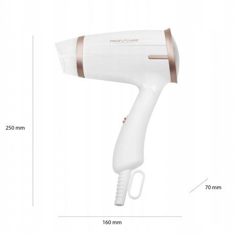 SMALL CONVENIENT HAIR DRYER PROFICARE PC-HT 33 Brand Proficare