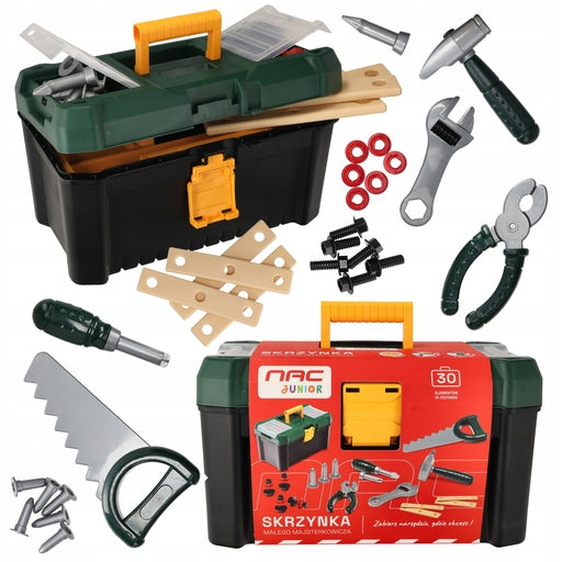 SMALL DIY BOX 30 EL TOOLS FOR CHILDREN NAC JUNIOR