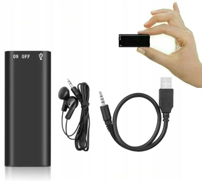 SMALL EAVESDROPPING MINI BUG VOICE RECORDER VOICE DETECTION MODES PRO 8GB | AVITALK