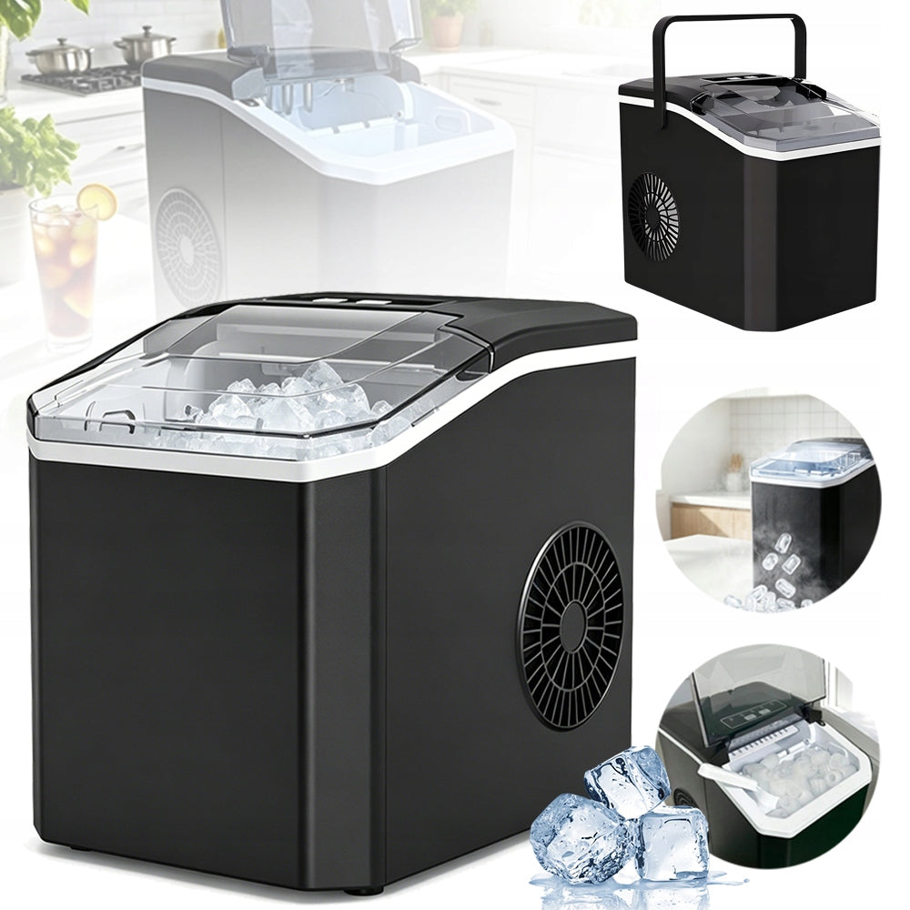SMALL ICE CUBE MAKING MACHINE, 2 SIZES CUBES, ICE FOR HOME