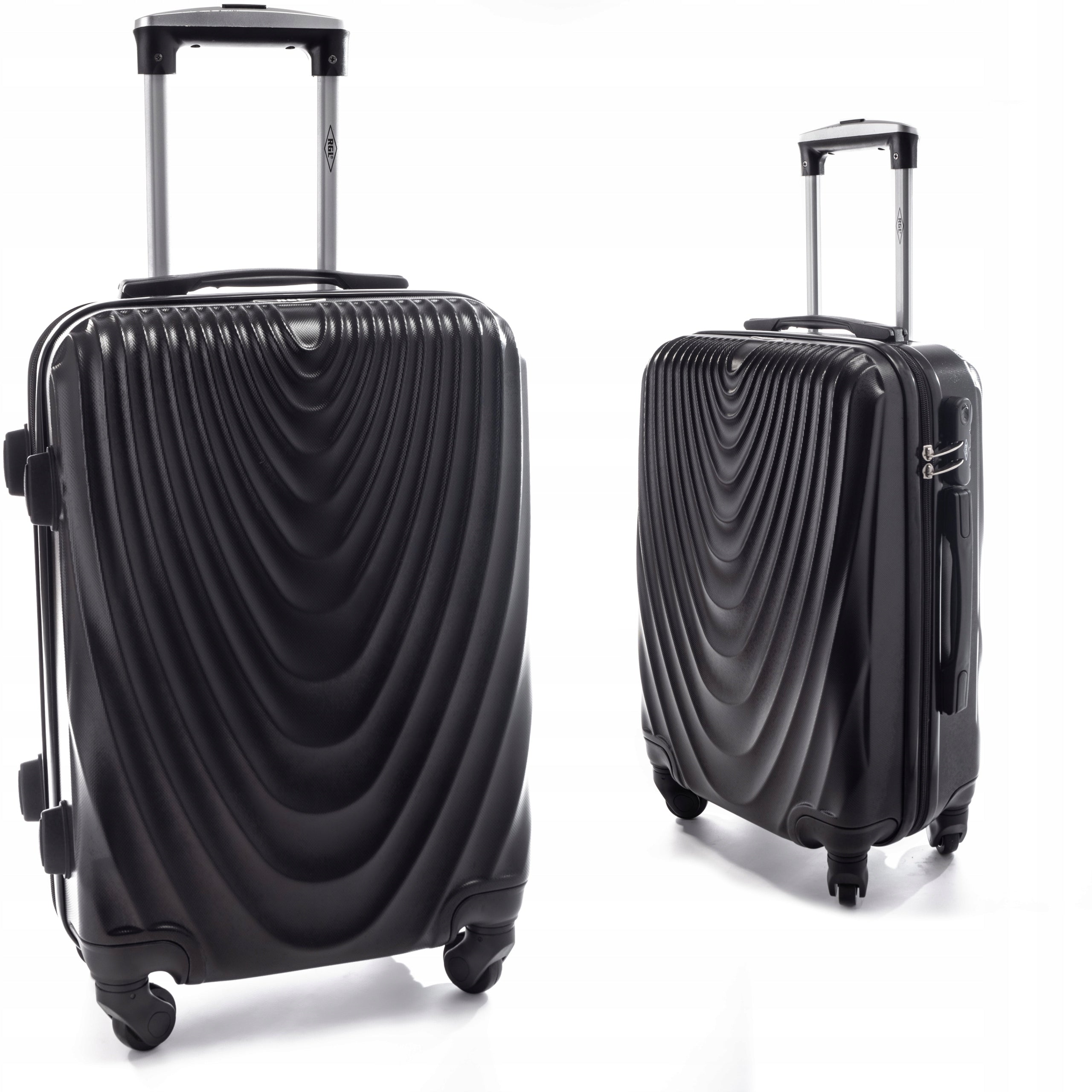SMALL L SUITCASE ON WHEELS TRAVEL BAG ABS Manufacturer code x663